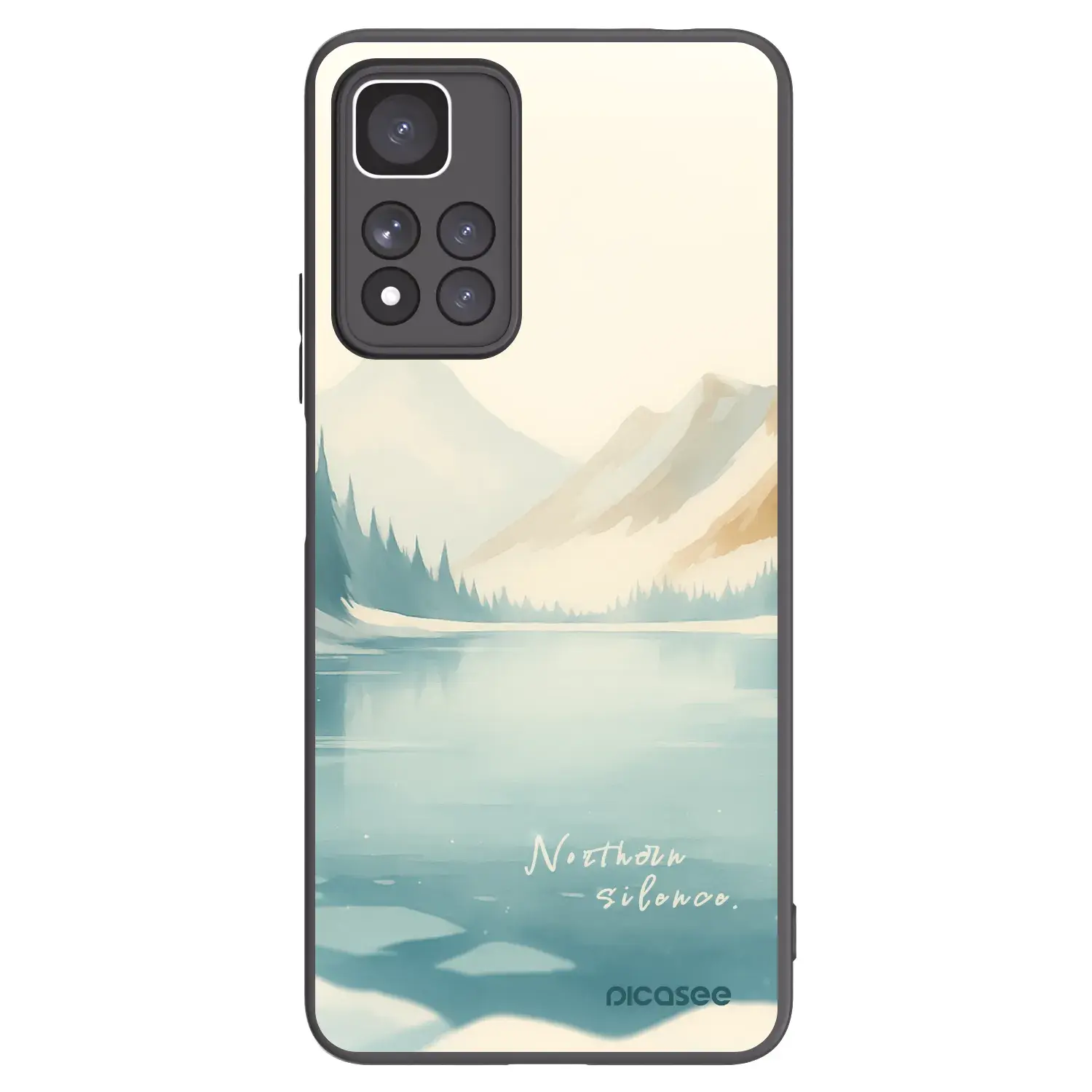 Silikonový černý obal pro Xiaomi Redmi Note 11 Pro+ 5G - NOTHERN SILENCE