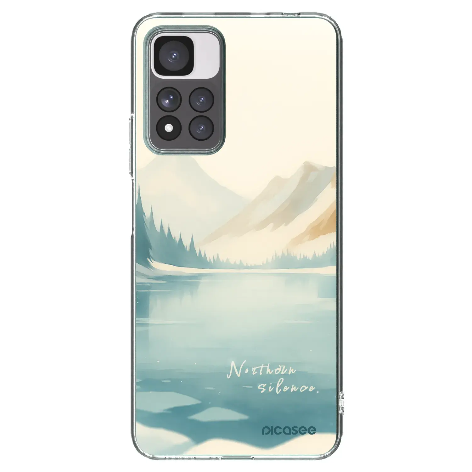 Silikonový průhledný obal pro Xiaomi Redmi Note 11 Pro+ 5G - NOTHERN SILENCE