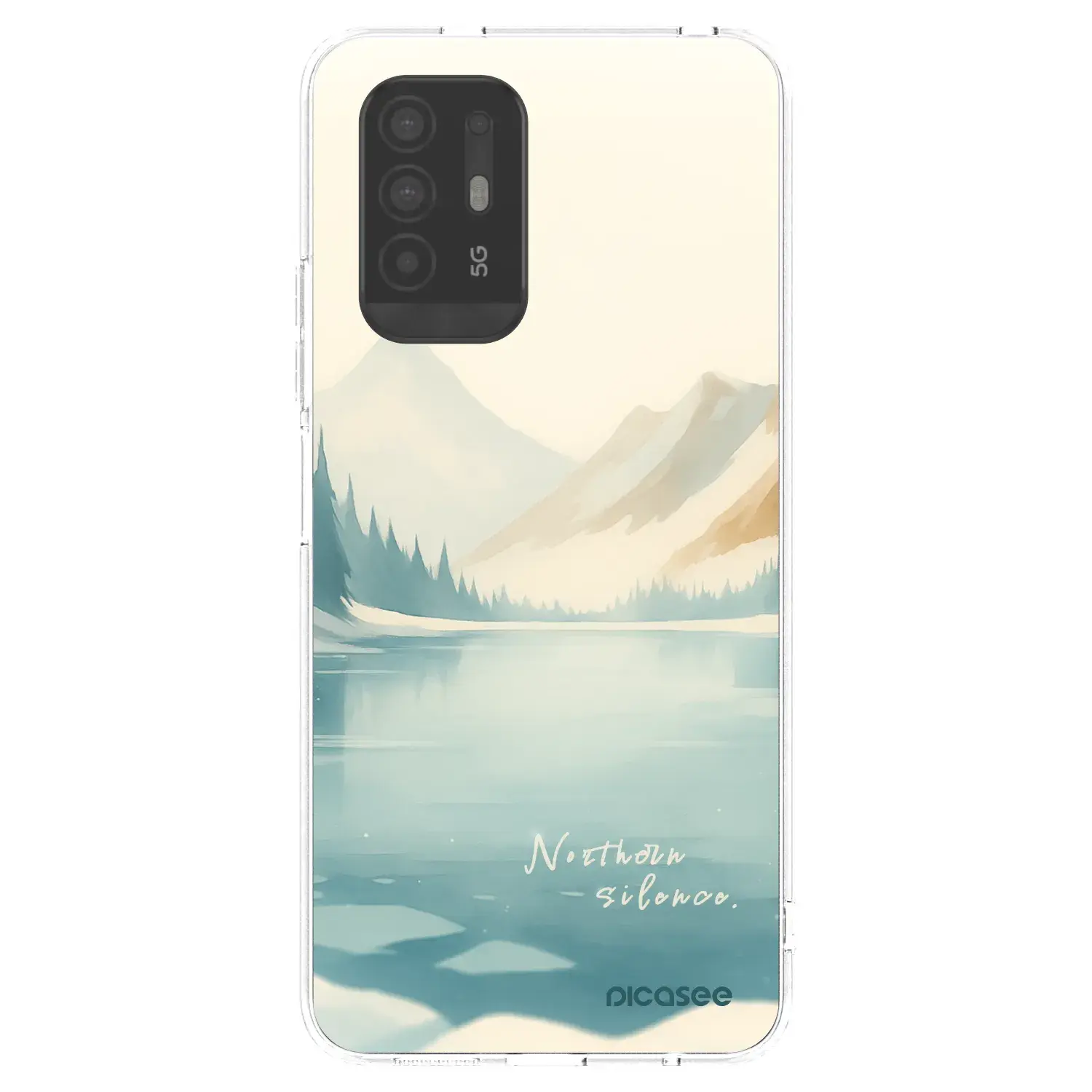 Silikonový průhledný obal pro OPPO A94 5G - NOTHERN SILENCE