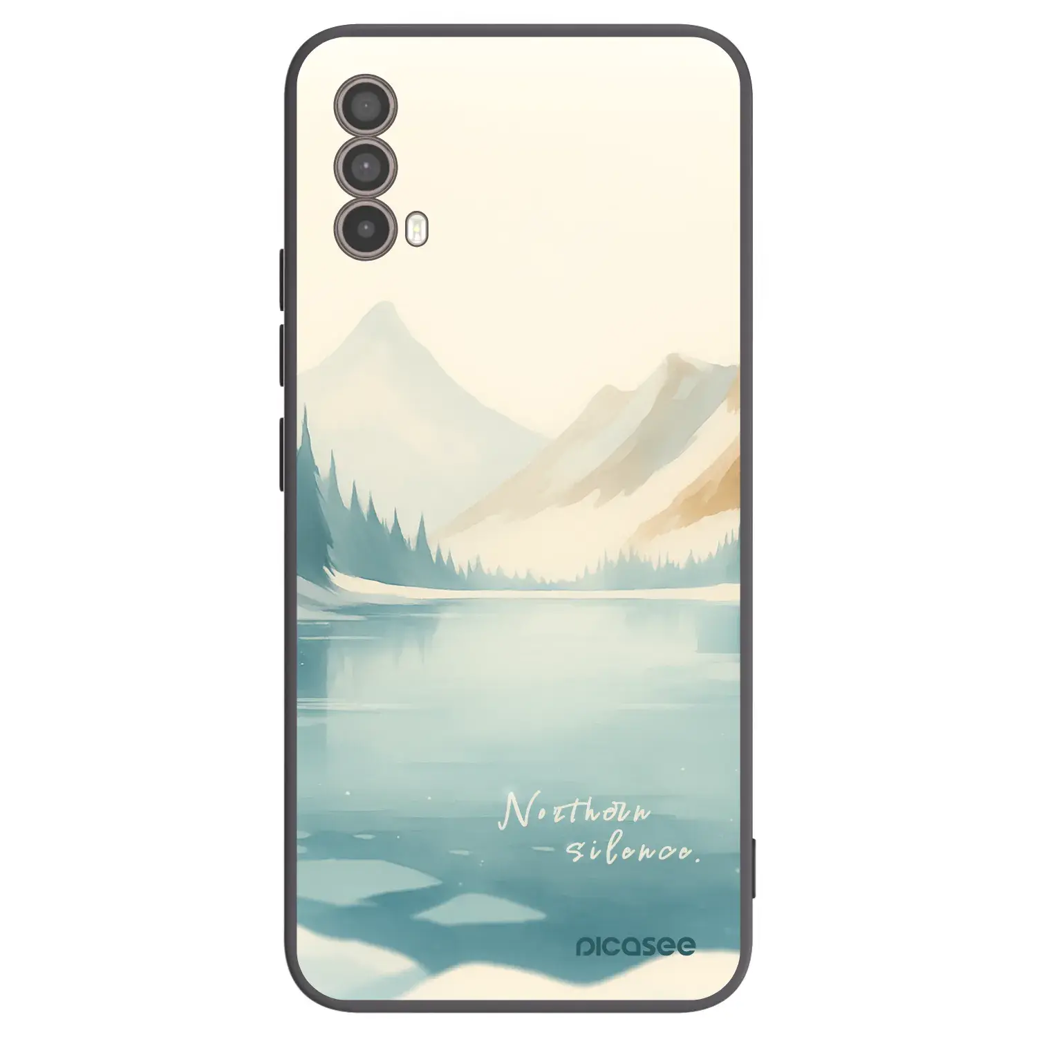 Silikonový černý obal pro Motorola Moto E40 - NOTHERN SILENCE
