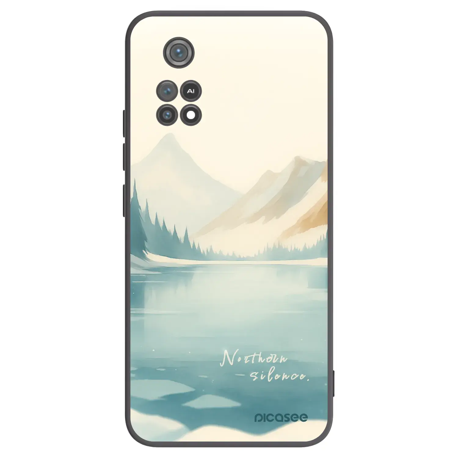 Silikonový černý obal pro Xiaomi Poco M4 Pro - NOTHERN SILENCE