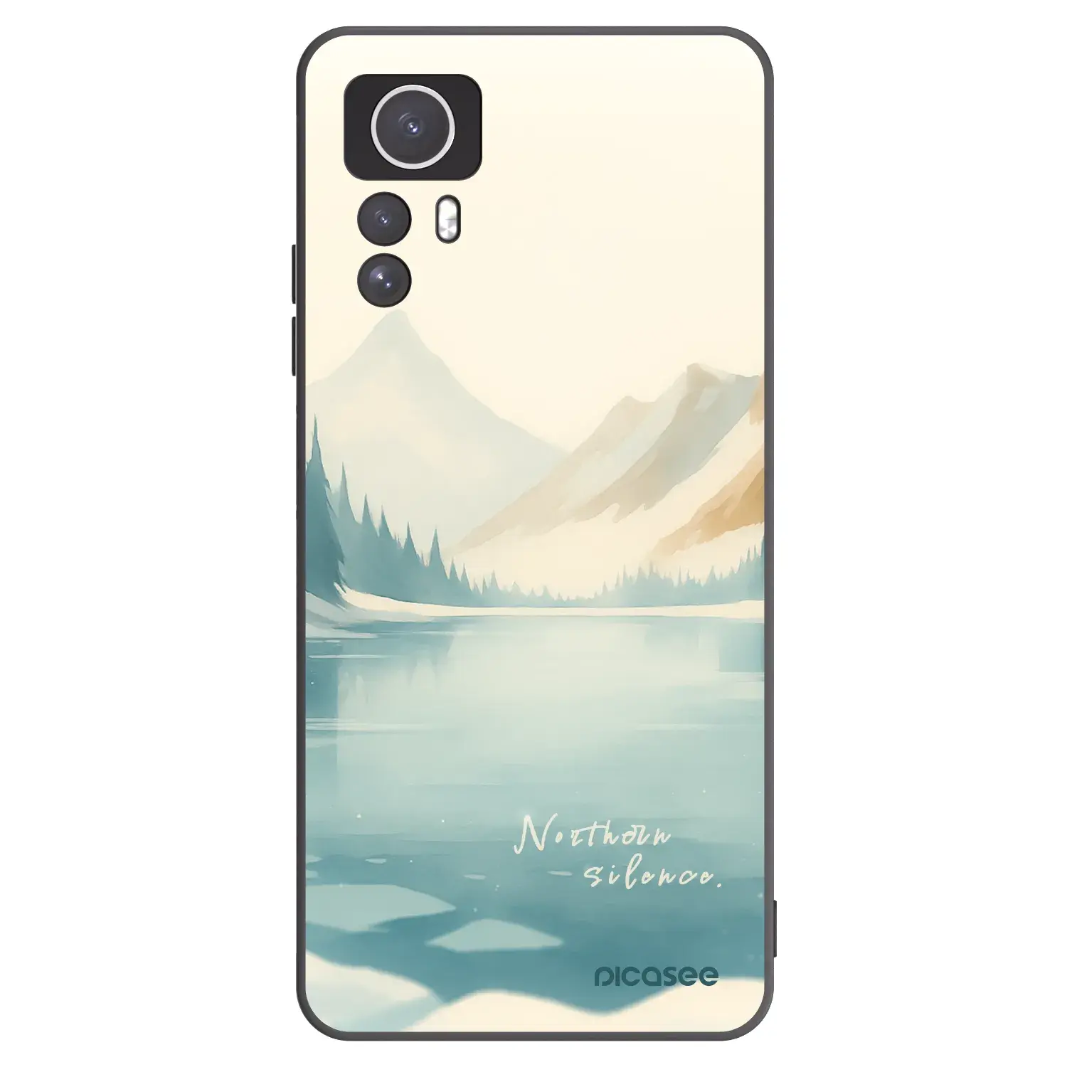 Silikonový černý obal pro Xiaomi Redmi Note 12S - NOTHERN SILENCE