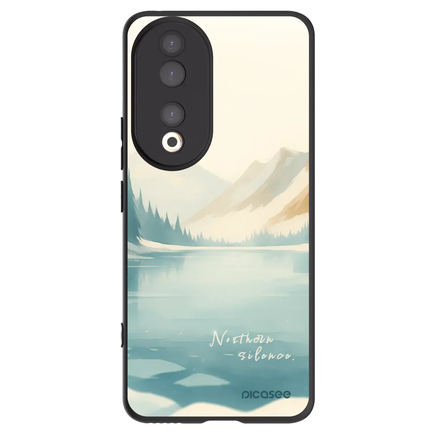 Silikonový černý obal pro Honor 90 5G - NOTHERN SILENCE