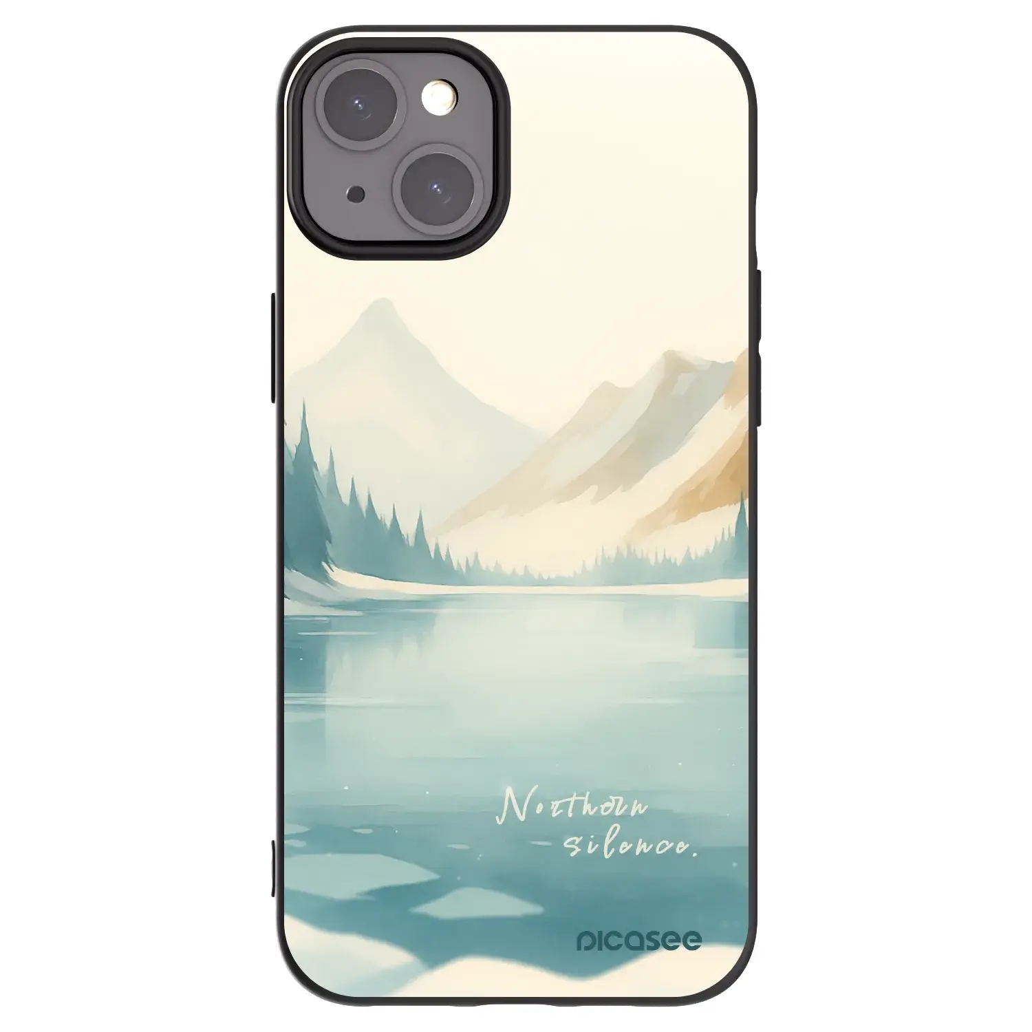 Silikonový černý obal pro Apple iPhone 15 Plus - NOTHERN SILENCE