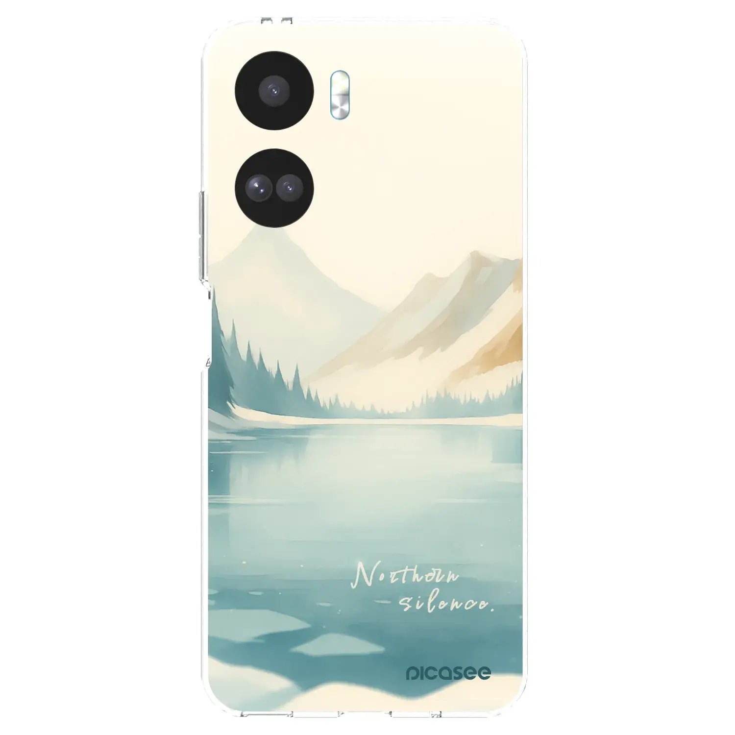 Silikonový průhledný obal pro Honor 90 Lite 5G - NOTHERN SILENCE