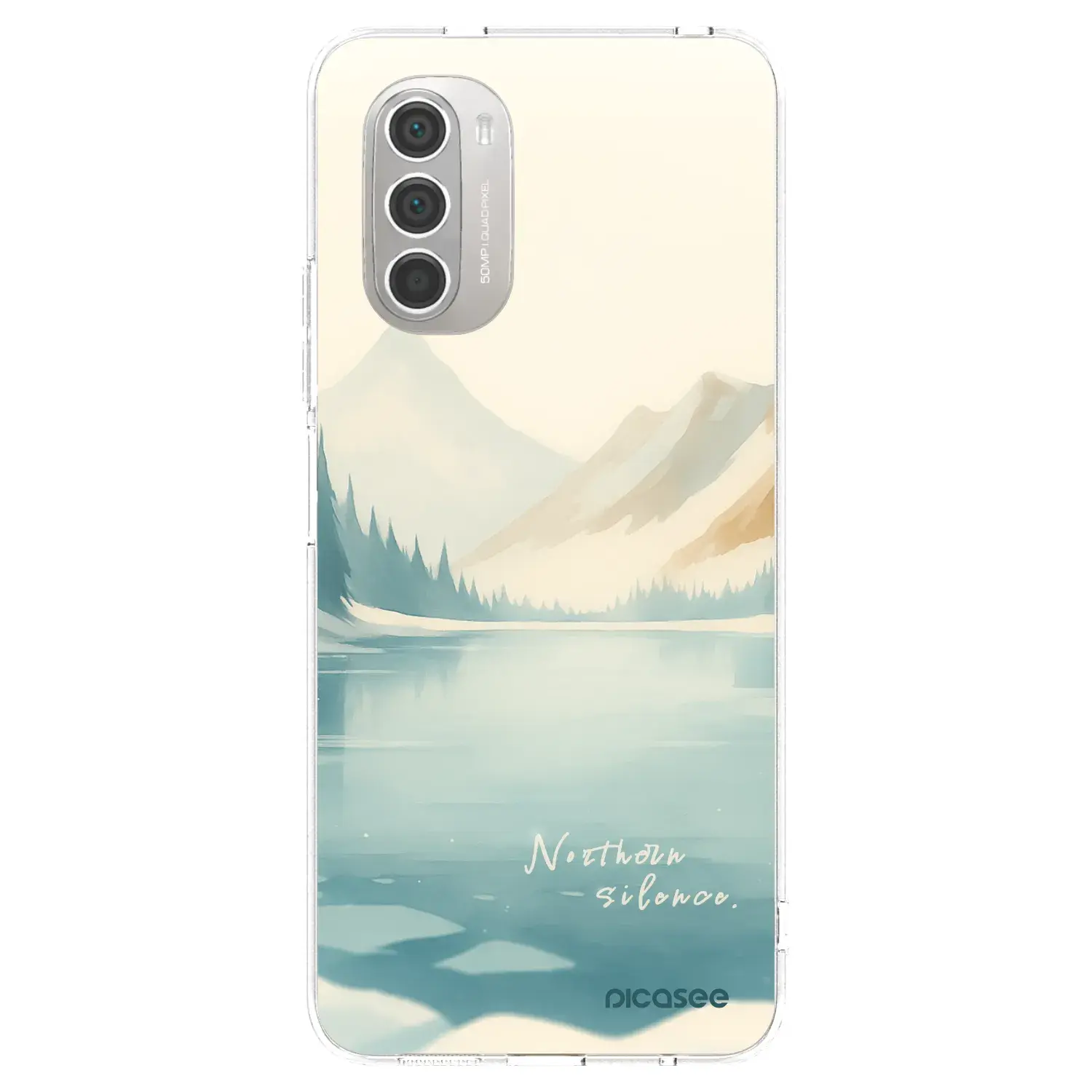 Silikonový průhledný obal pro Motorola Moto G51 - NOTHERN SILENCE