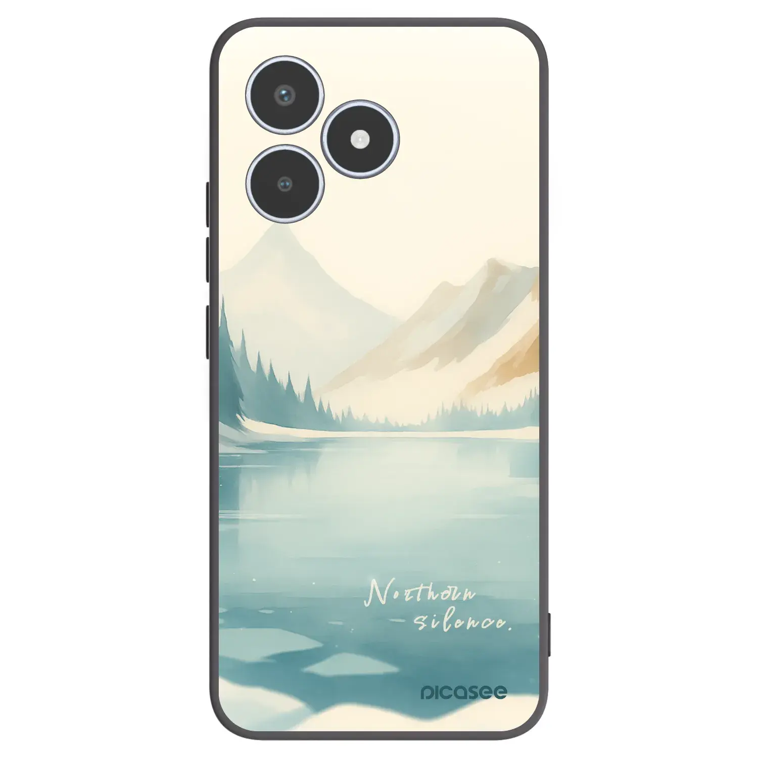 Silikonový černý obal pro Realme C53 - NOTHERN SILENCE
