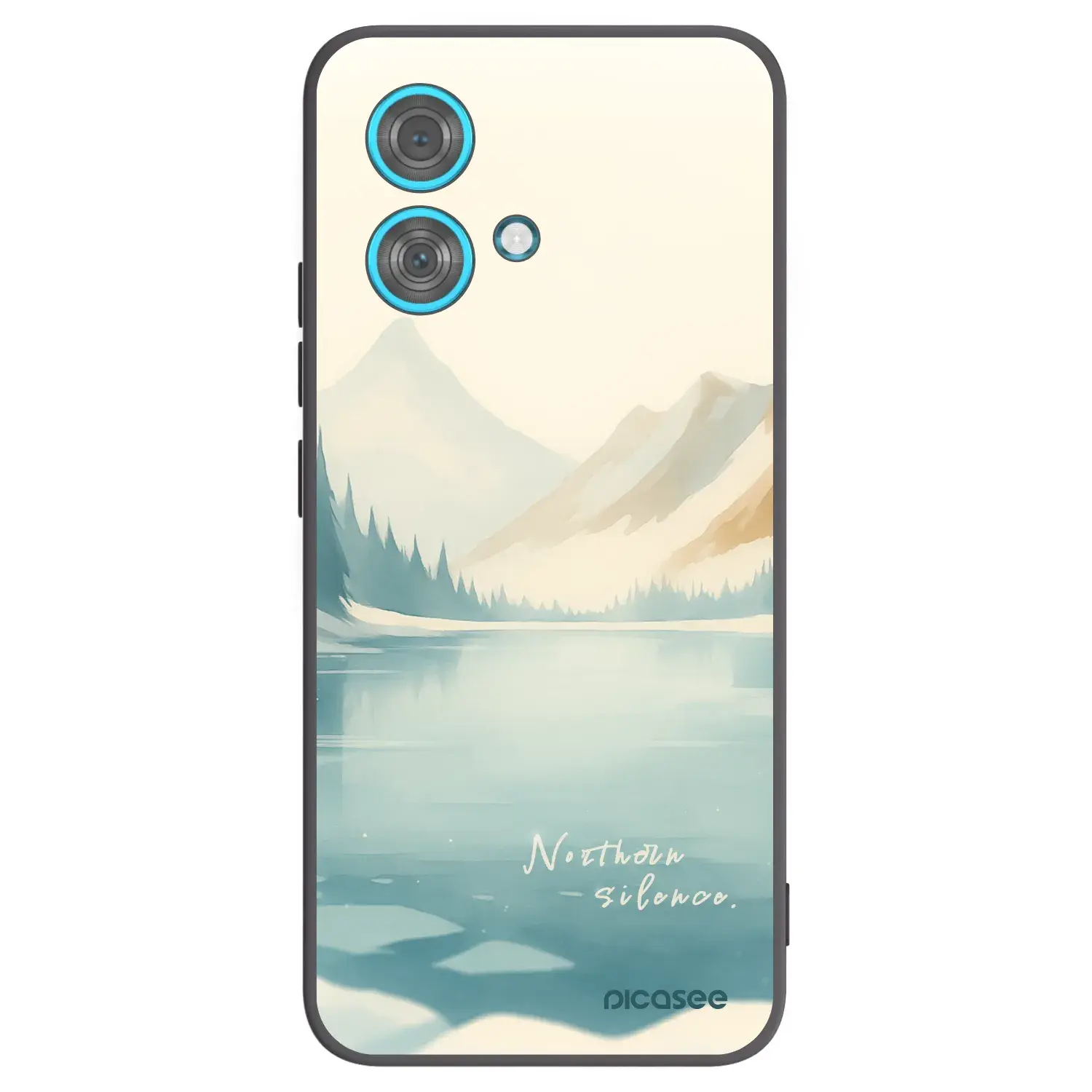 Silikonový černý obal pro Motorola Edge 40 Neo - NOTHERN SILENCE