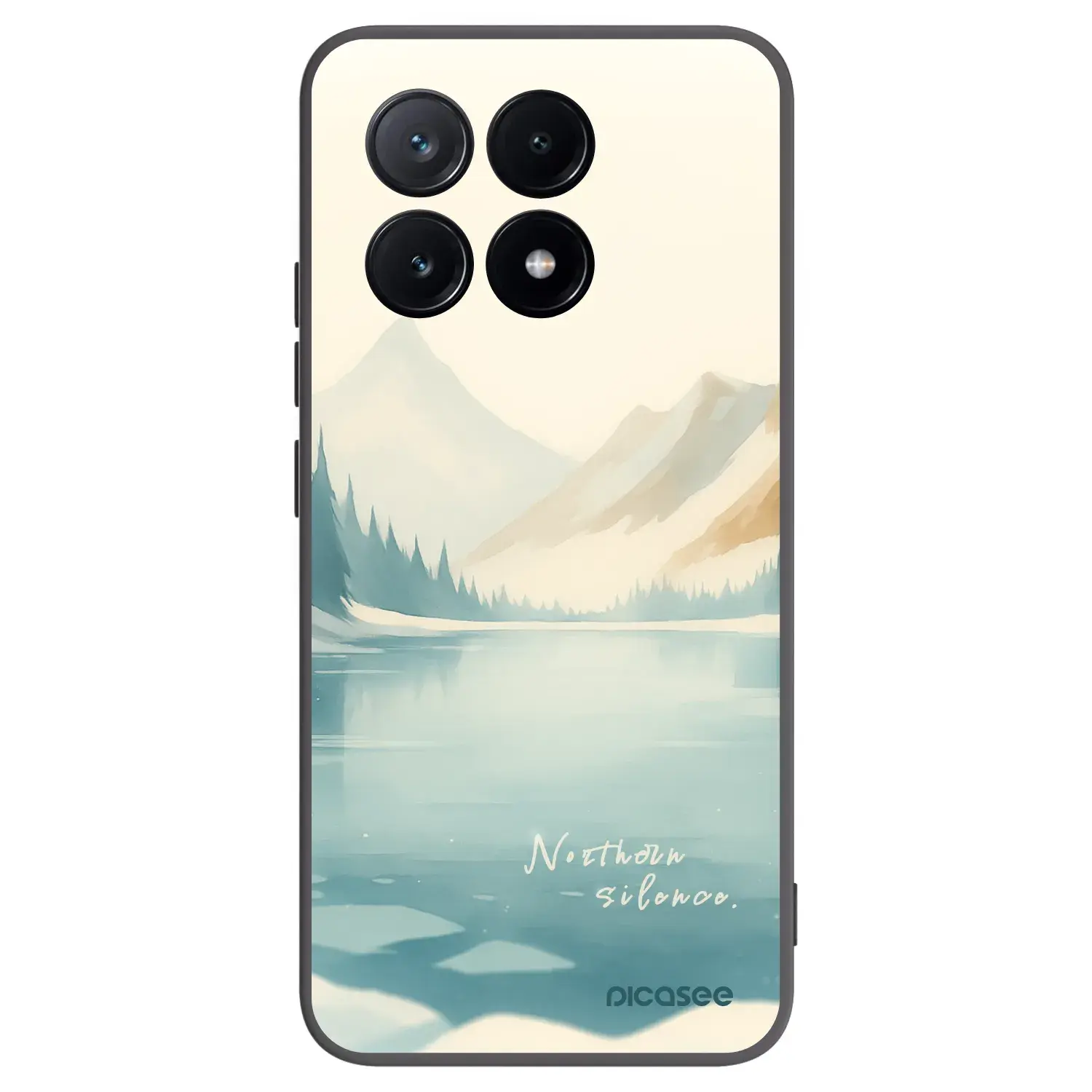 Silikonový černý obal pro Xiaomi Poco X6 Pro - NOTHERN SILENCE