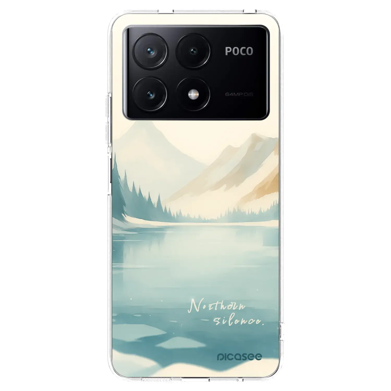 Silikonový průhledný obal pro Xiaomi Poco X6 Pro - NOTHERN SILENCE