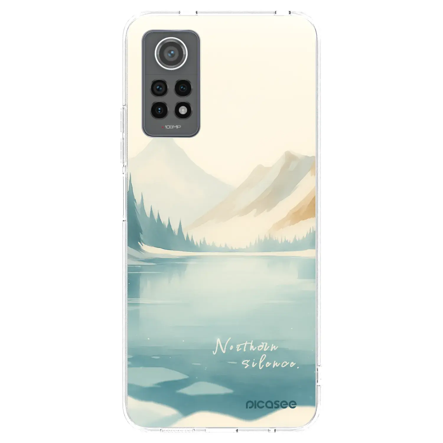 Silikonový průhledný obal pro Xiaomi Redmi Note 12 Pro 4G - NOTHERN SILENCE