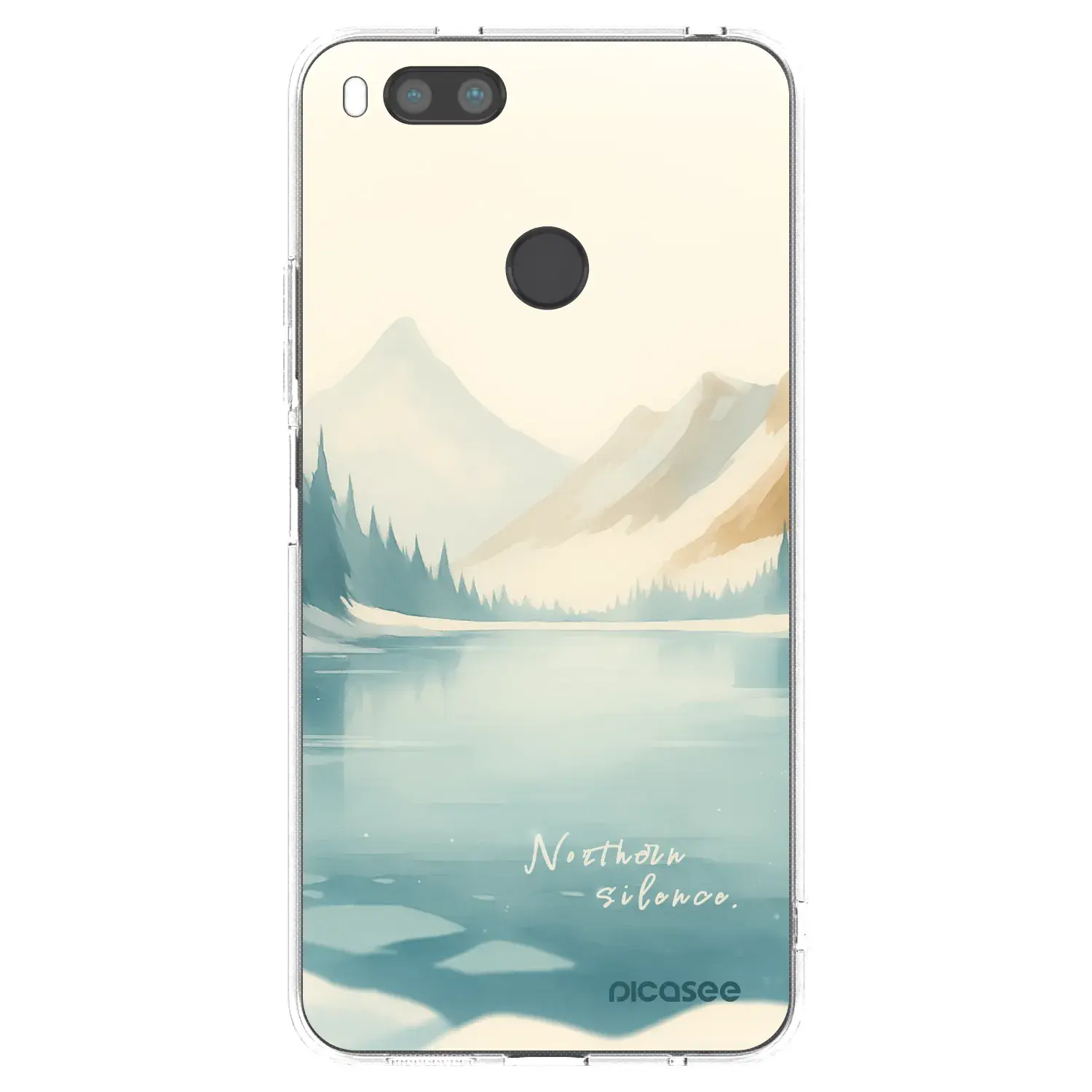 Silikonový průhledný obal pro Xiaomi Mi A1 Global - NOTHERN SILENCE