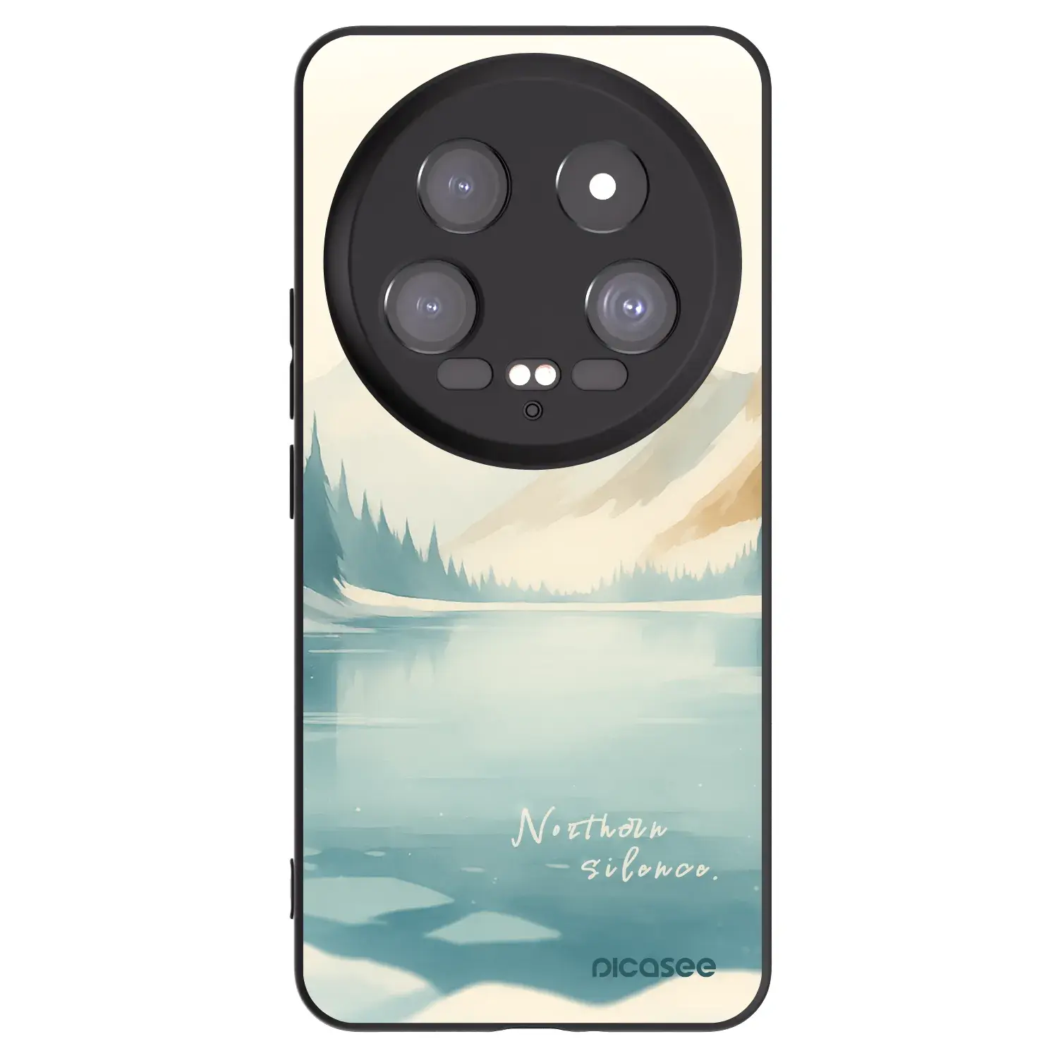 Silikonový černý obal pro Xiaomi 14 Ultra - NOTHERN SILENCE