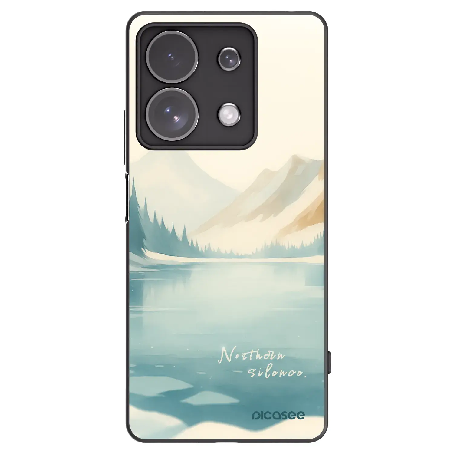Silikonový černý obal pro Xiaomi Redmi Note 13 Pro 4G - NOTHERN SILENCE