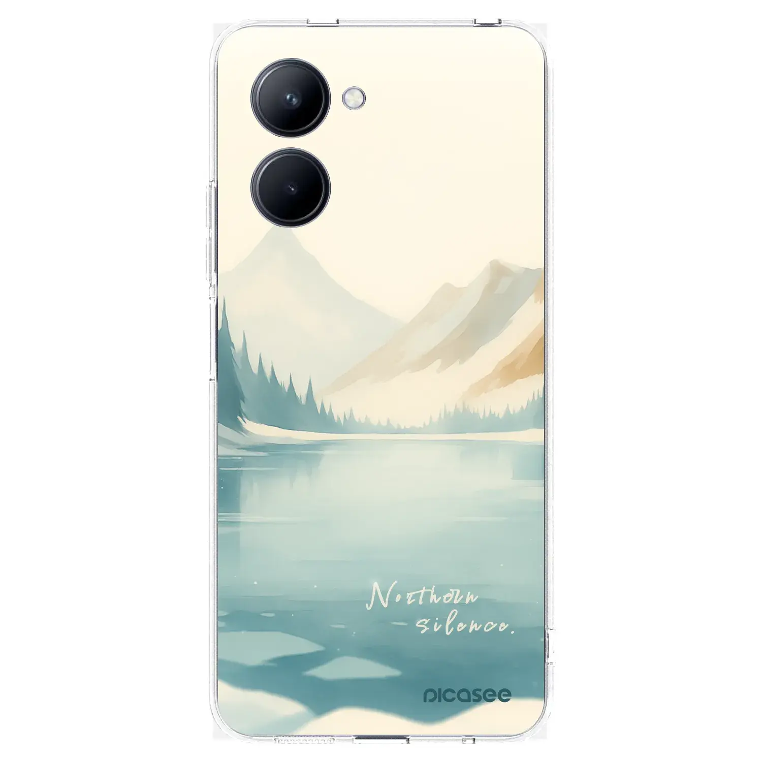 Silikonový průhledný obal pro Realme C33 (2023) - NOTHERN SILENCE