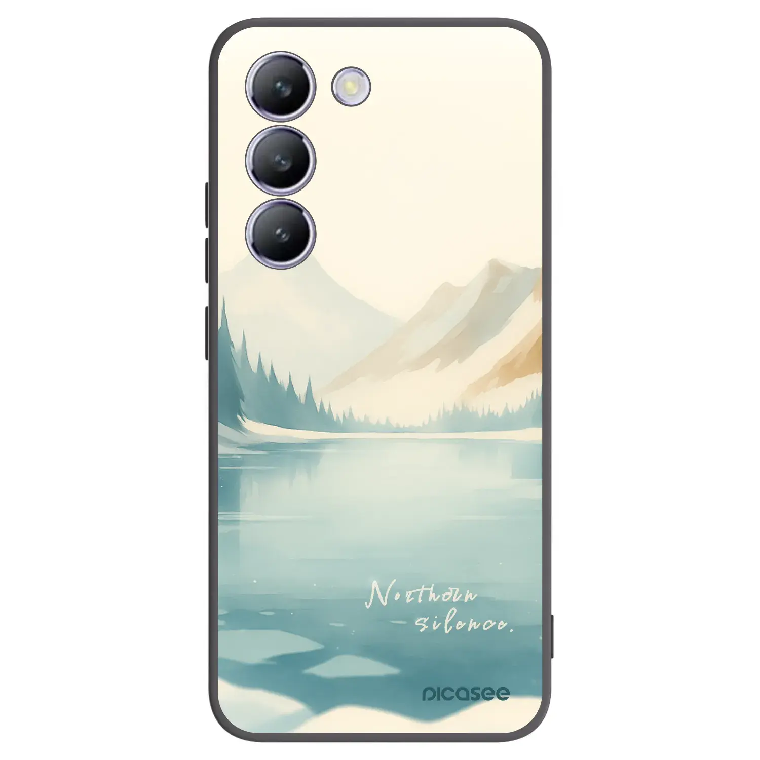 Silikonový černý obal pro Vivo V40 SE 5G - NOTHERN SILENCE