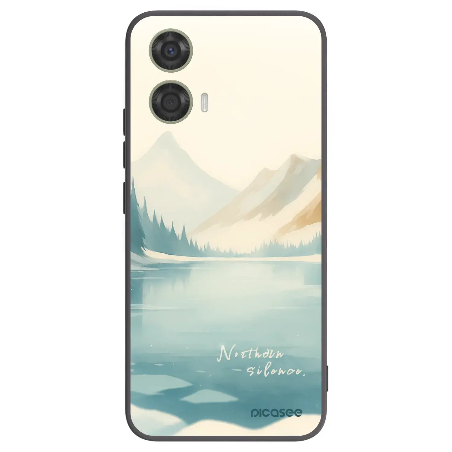 Silikonový černý obal pro Motorola Moto G24 - NOTHERN SILENCE