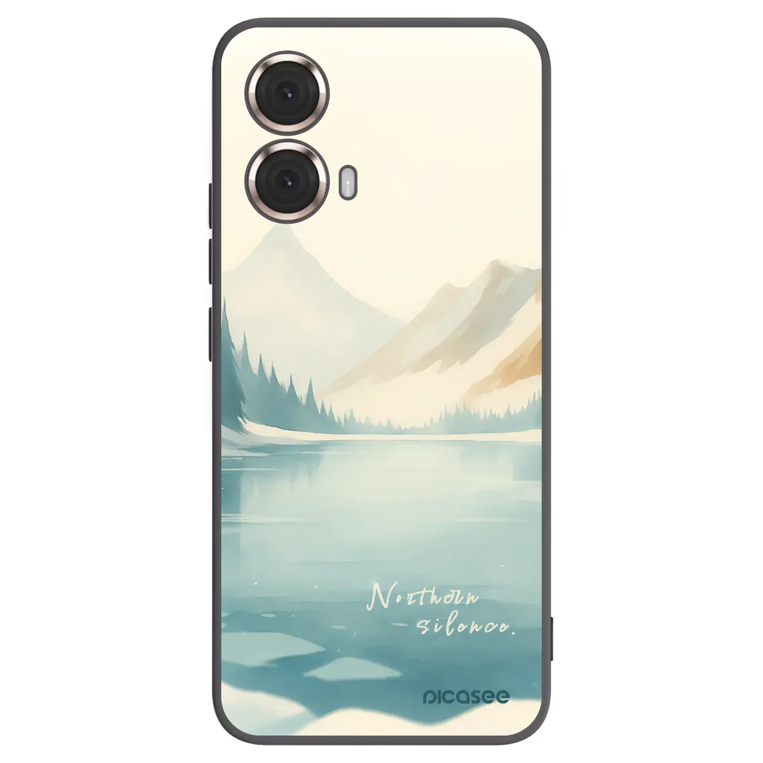 Silikonový černý obal pro Motorola Moto G85 - NOTHERN SILENCE