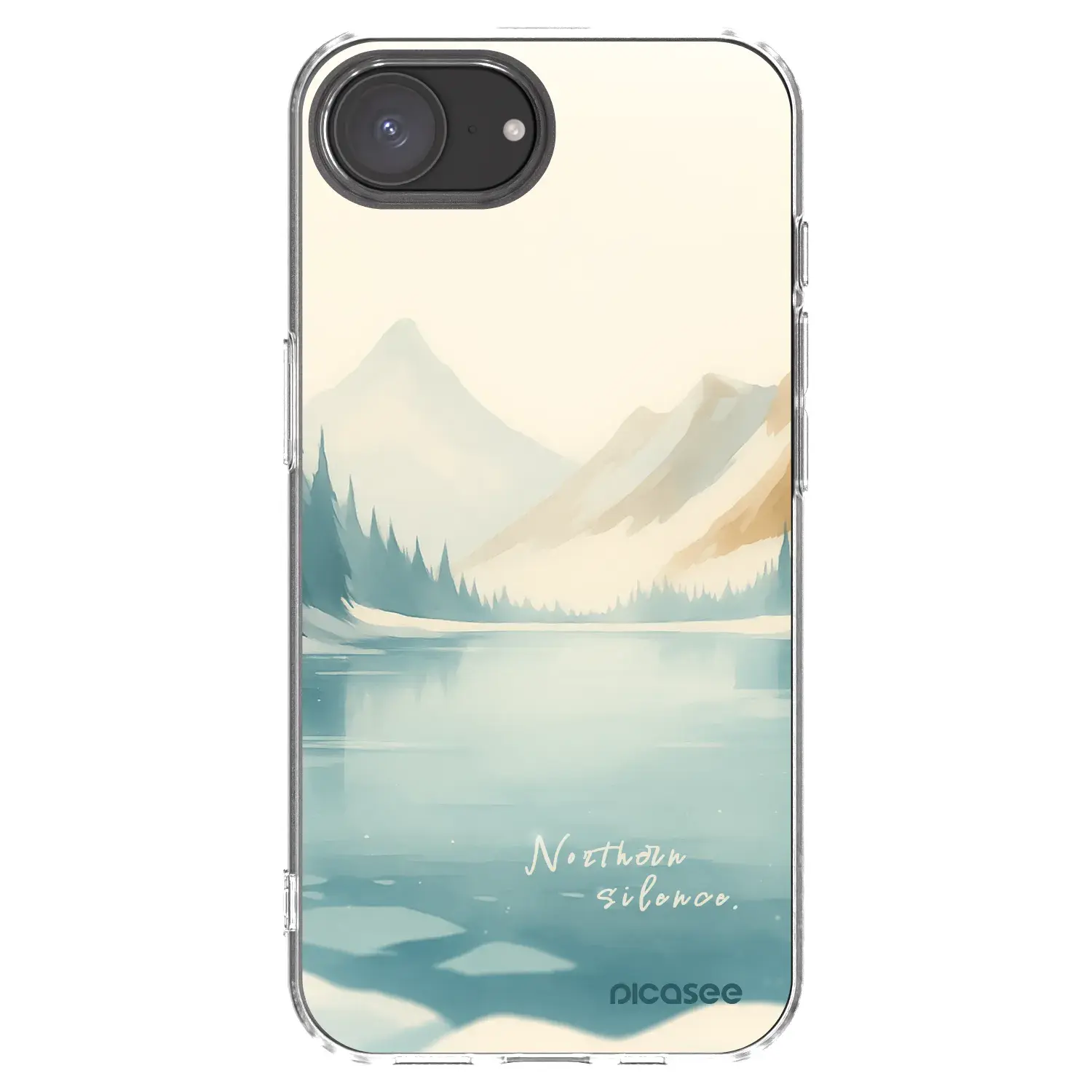 Silikonový průhledný obal pro Apple iPhone 16e - NOTHERN SILENCE