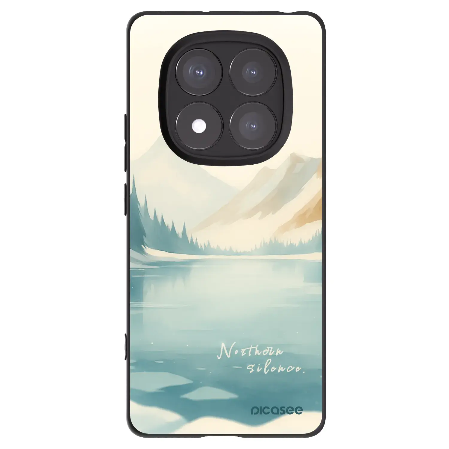 Silikonový černý obal pro Xiaomi Redmi Note 14 Pro 5G - NOTHERN SILENCE