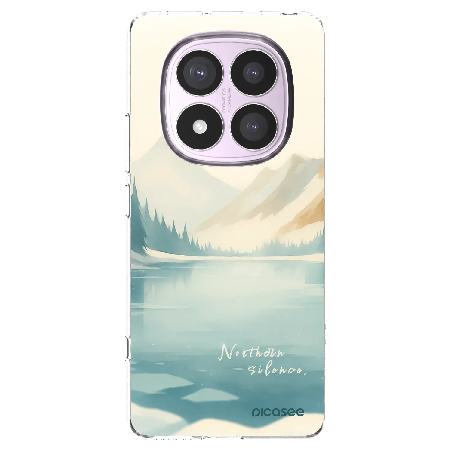 Silikonový průhledný obal pro Xiaomi Redmi Note 14 Pro 5G - NOTHERN SILENCE