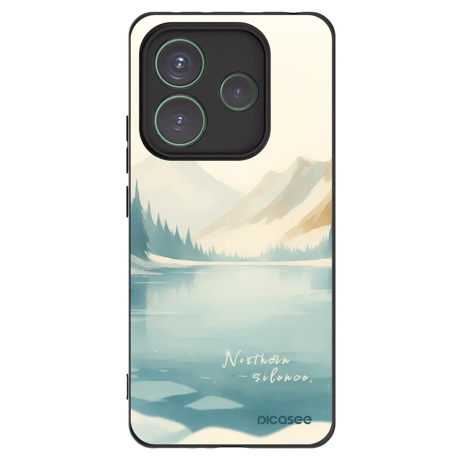Silikonový černý obal pro Xiaomi Redmi Note 14 5G - NOTHERN SILENCE