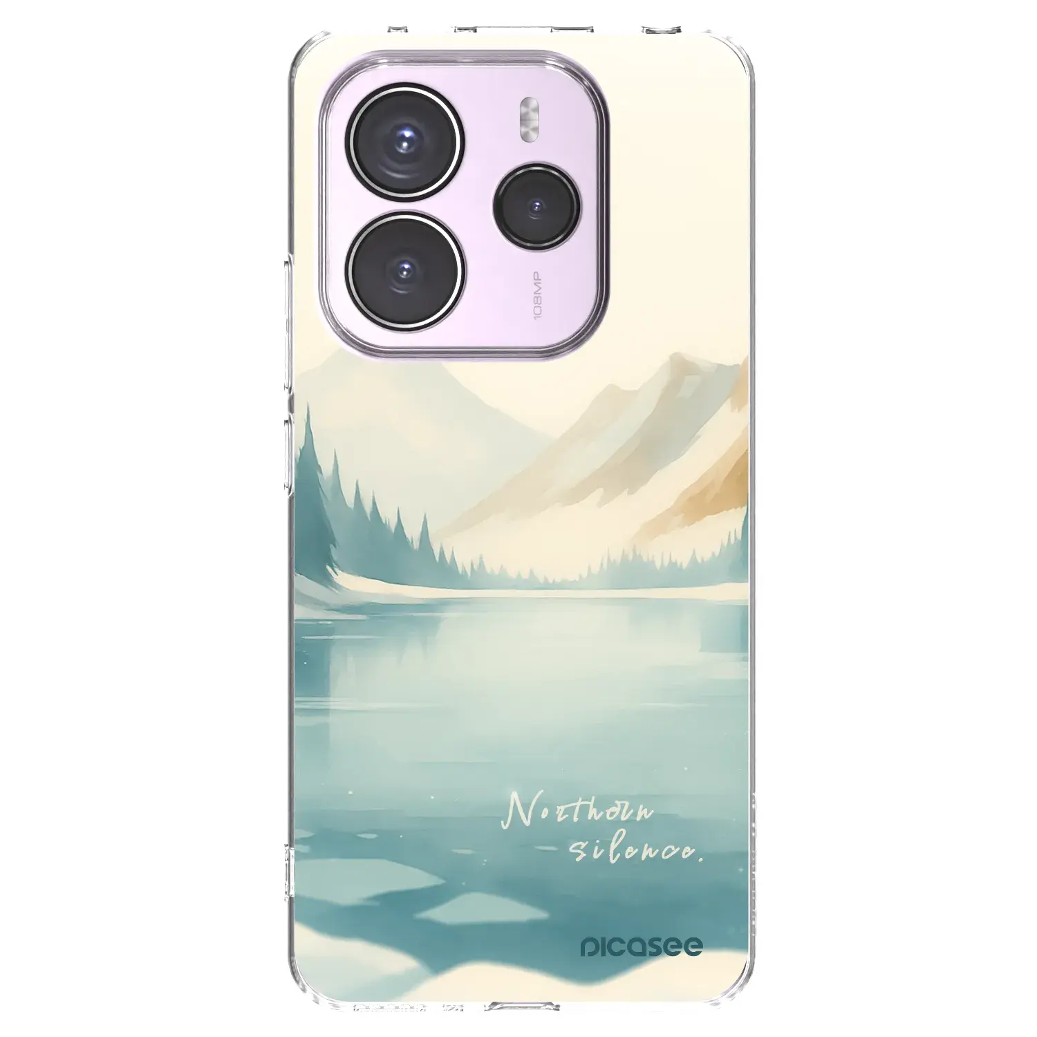 Silikonový průhledný obal pro Xiaomi Redmi Note 14 5G - NOTHERN SILENCE