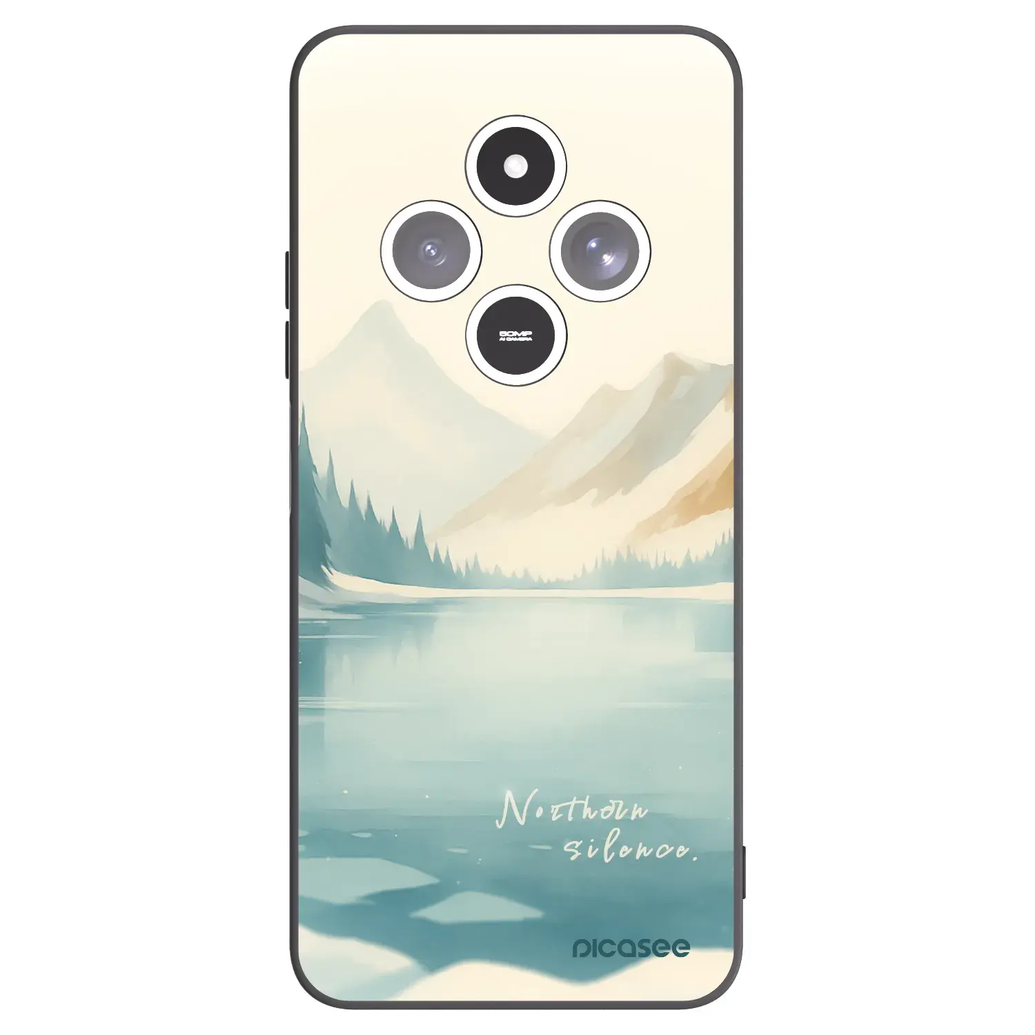 Silikonový černý obal pro Xiaomi Redmi 14C - NOTHERN SILENCE