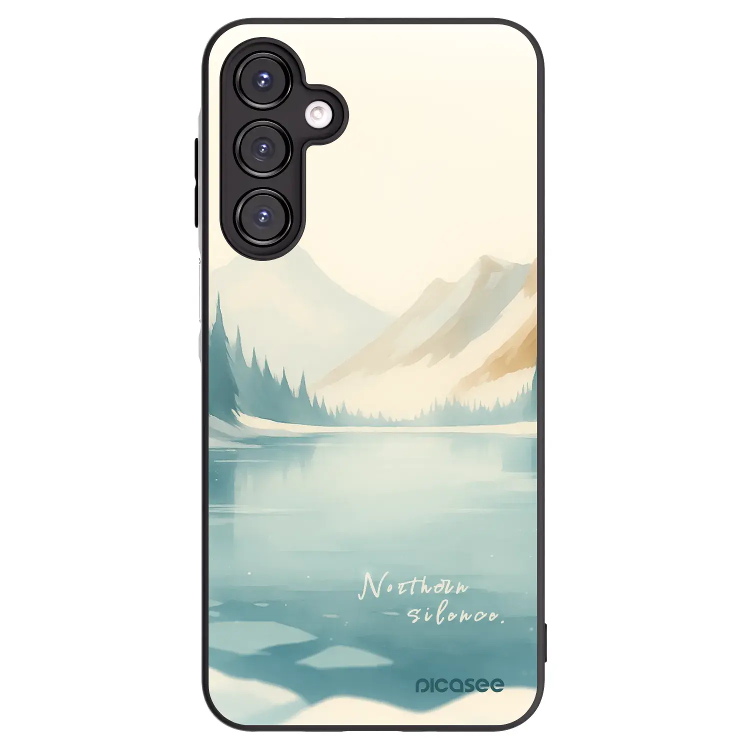 Silikonový černý obal pro Samsung Galaxy A16 5G - NOTHERN SILENCE