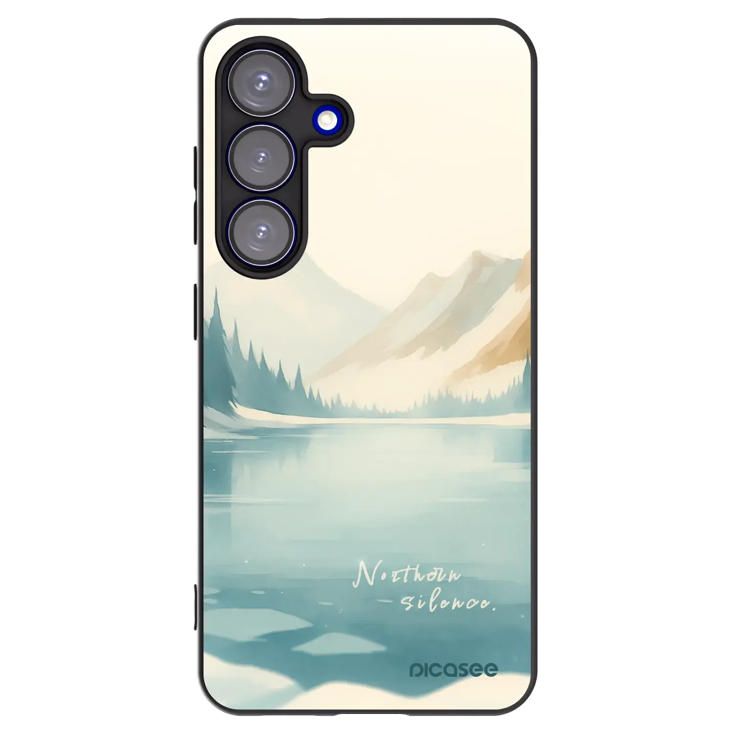 Silikonový černý obal pro Samsung Galaxy S25 5G - NOTHERN SILENCE