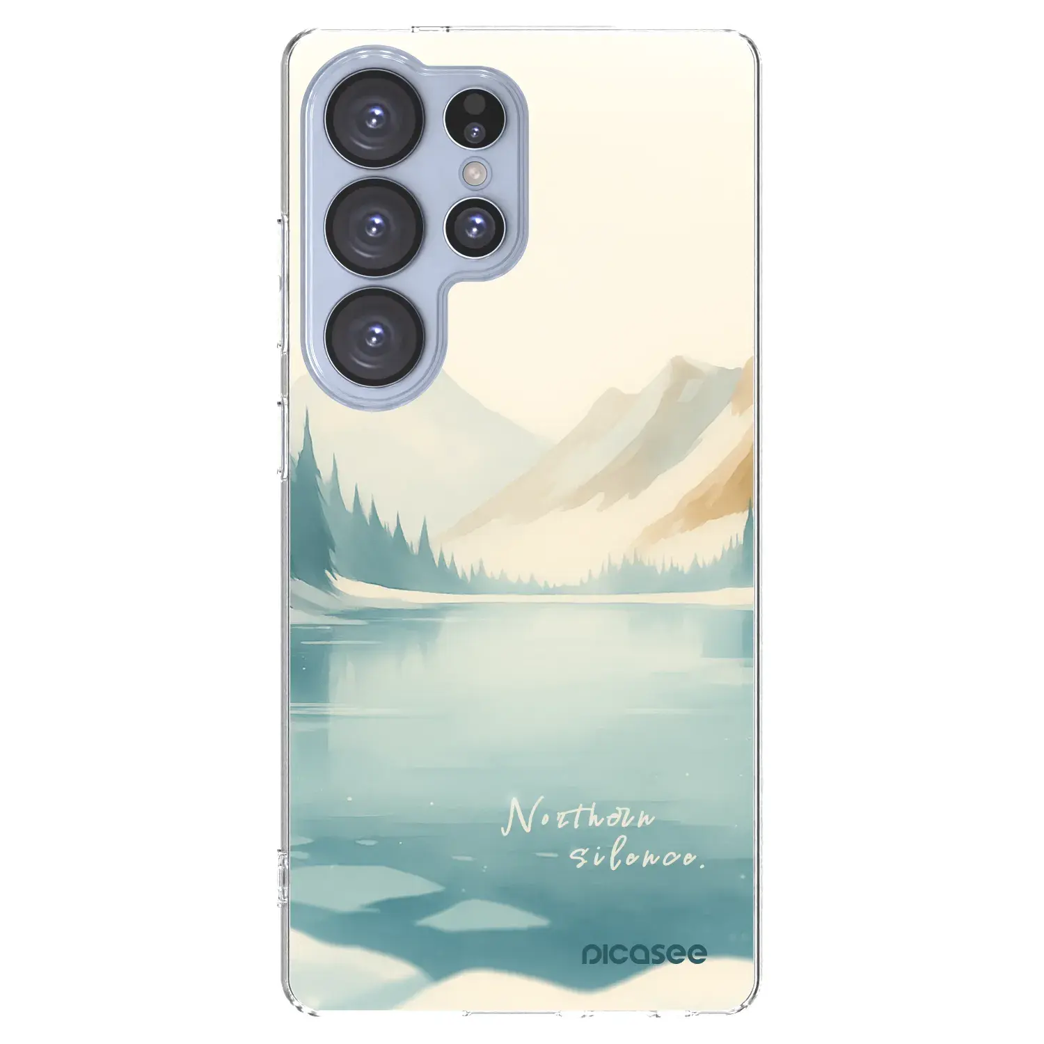 Silikonový průhledný obal pro Samsung Galaxy S25 Ultra 5G - NOTHERN SILENCE