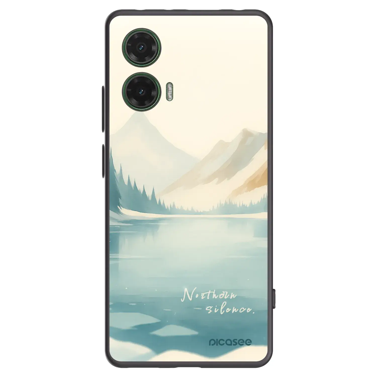 Silikonový černý obal pro Motorola Moto G35 5G - NOTHERN SILENCE