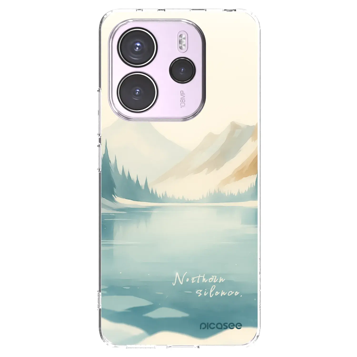 Silikonový průhledný obal pro Xiaomi Redmi Note 14 4G - NOTHERN SILENCE