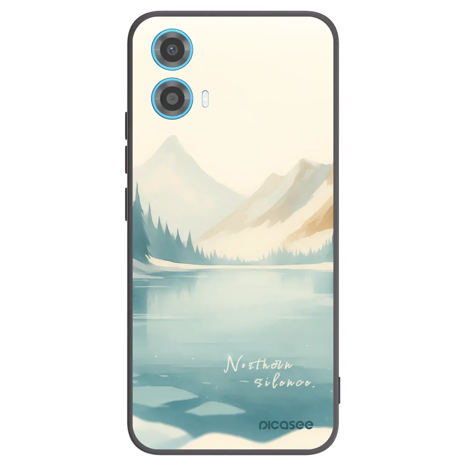 Silikonový černý obal pro Motorola Moto G34 5G - NOTHERN SILENCE