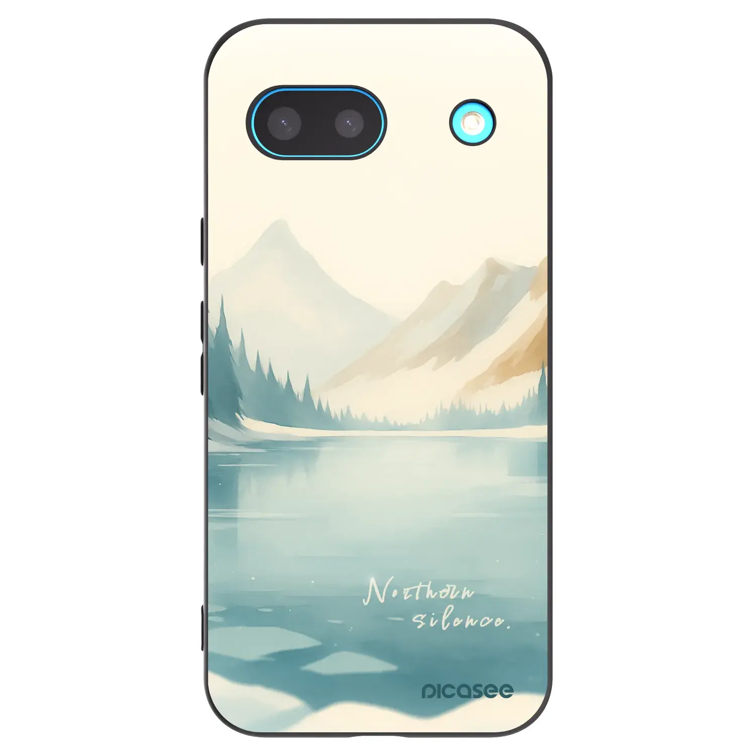 Silikonový černý obal pro Google Pixel 8a - NOTHERN SILENCE
