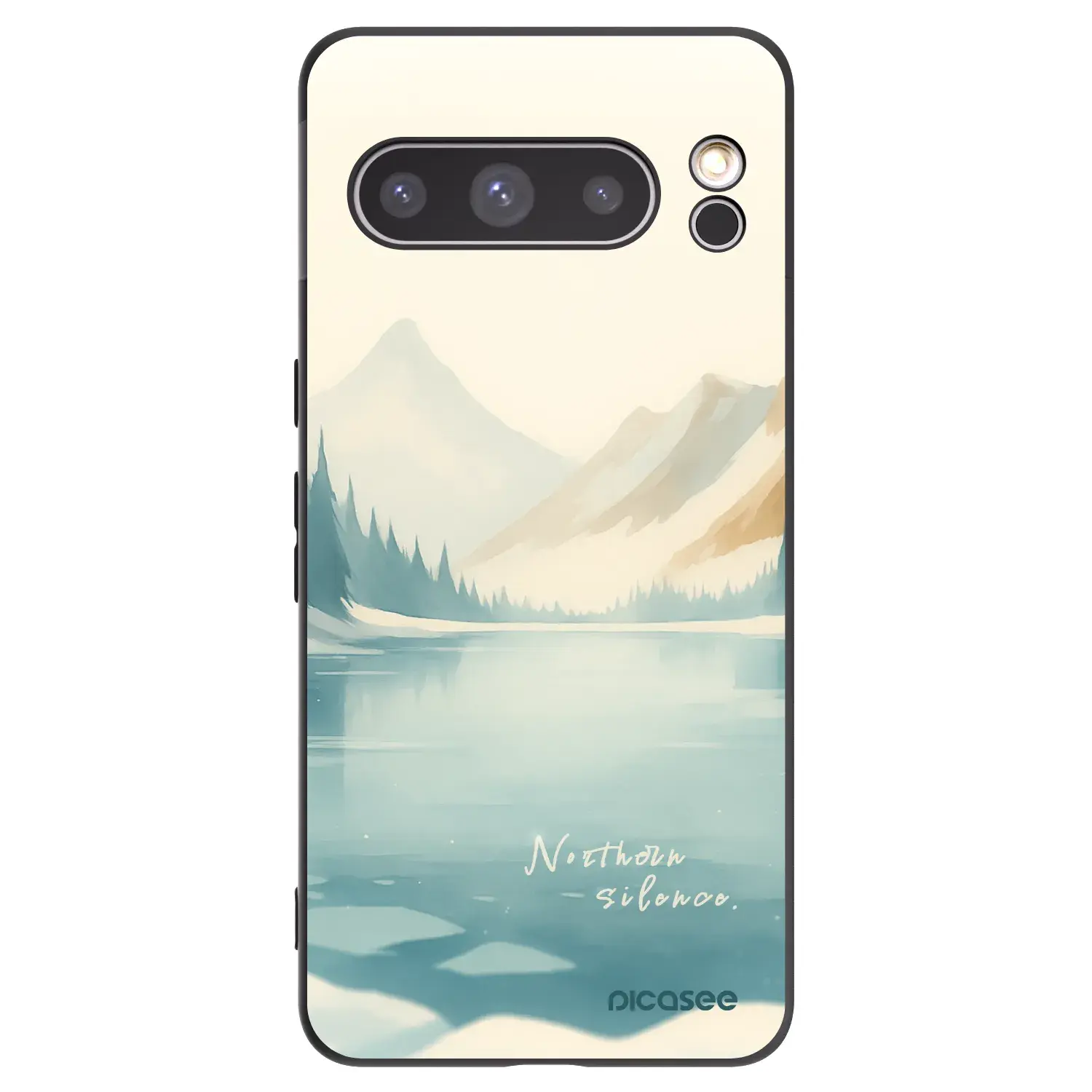 Silikonový černý obal pro Google Pixel 8 Pro - NOTHERN SILENCE