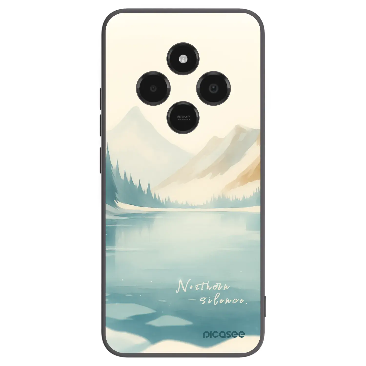 Silikonový černý obal pro Xiaomi Poco C75 - NOTHERN SILENCE