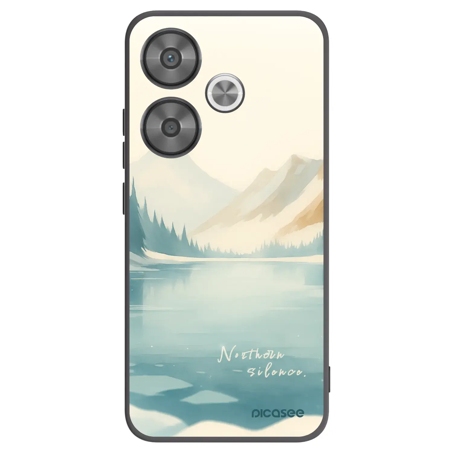 Silikonový černý obal pro Xiaomi Poco F6 - NOTHERN SILENCE