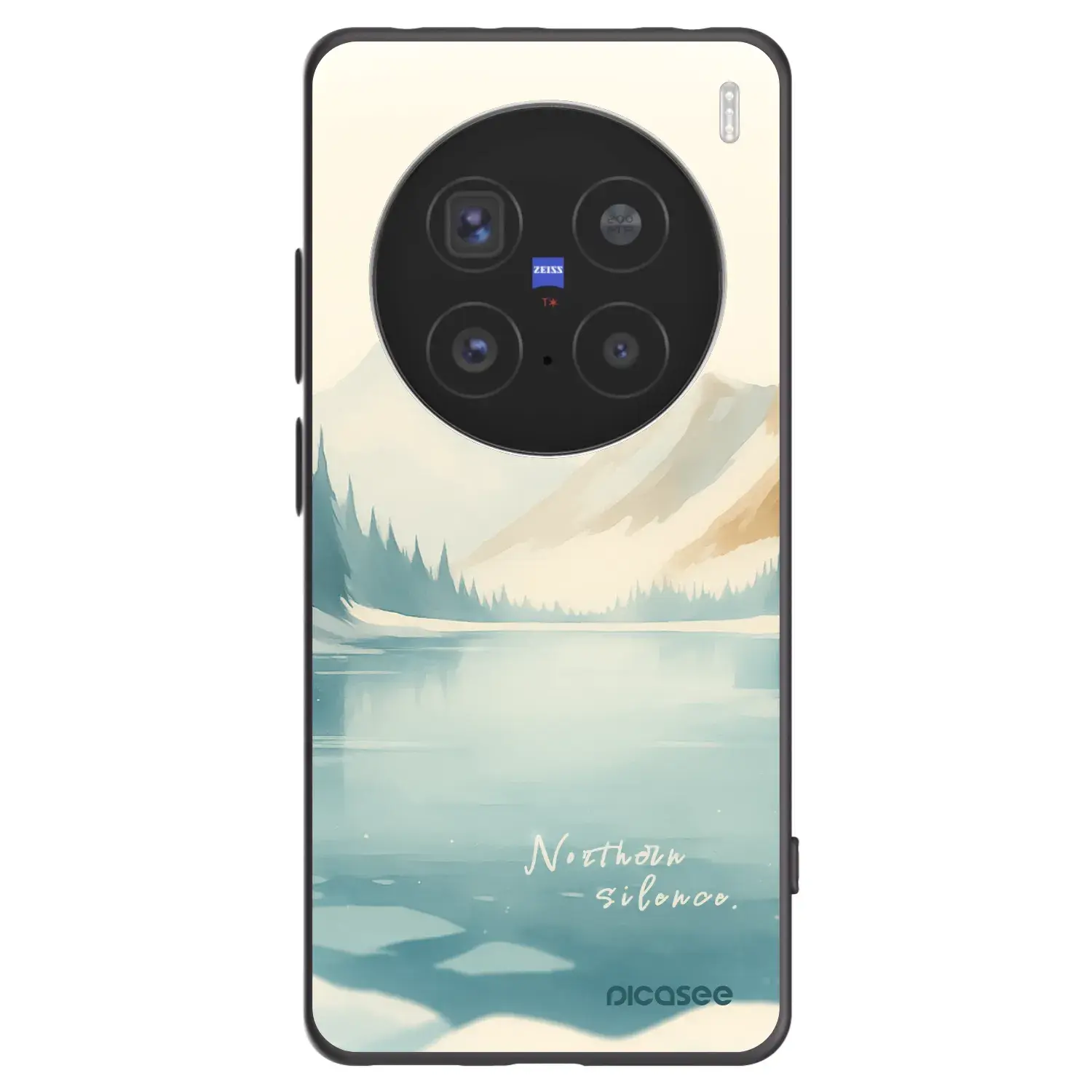 Silikonový černý obal pro Vivo X200 Pro - NOTHERN SILENCE
