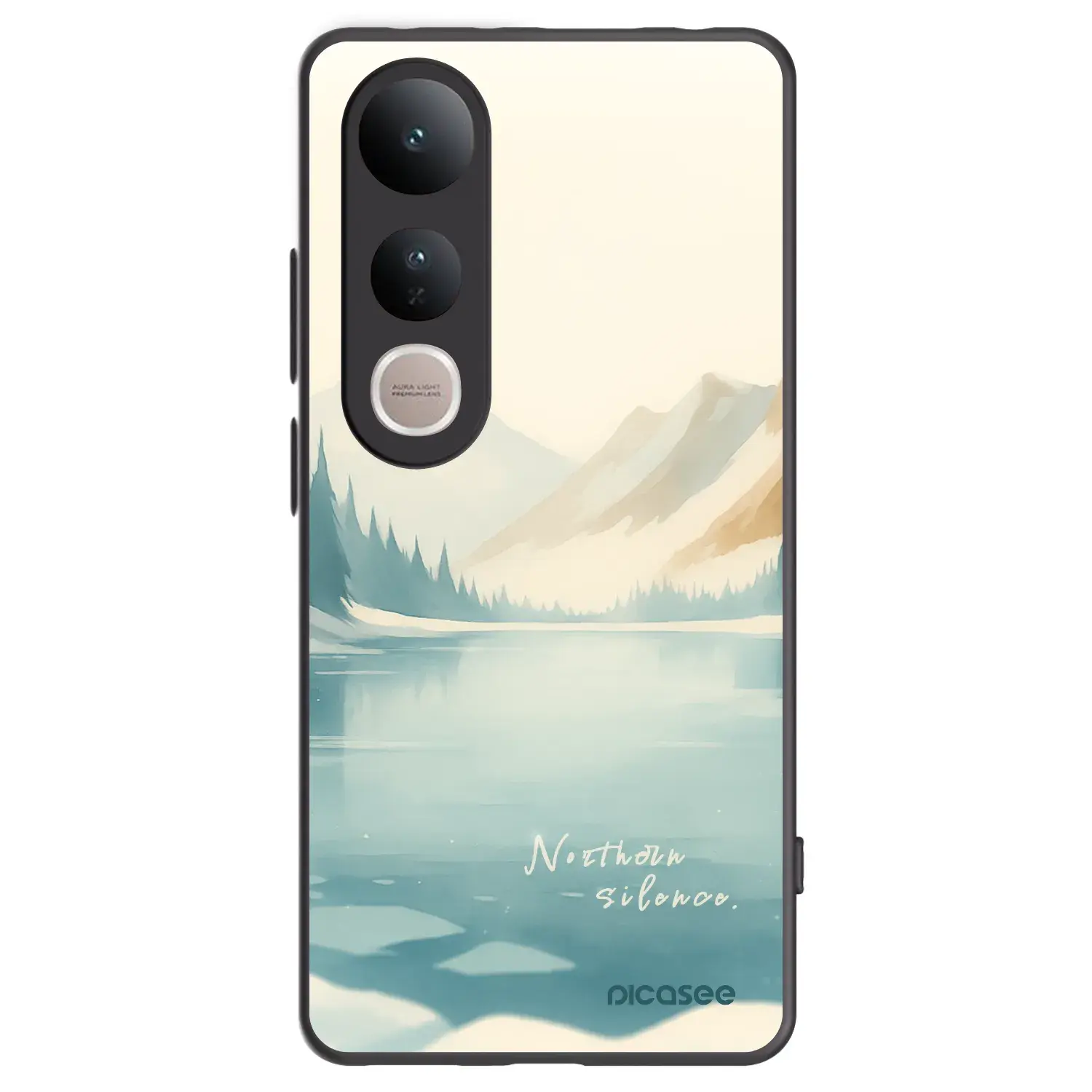 Silikonový černý obal pro Vivo V50 Lite 5G - NOTHERN SILENCE