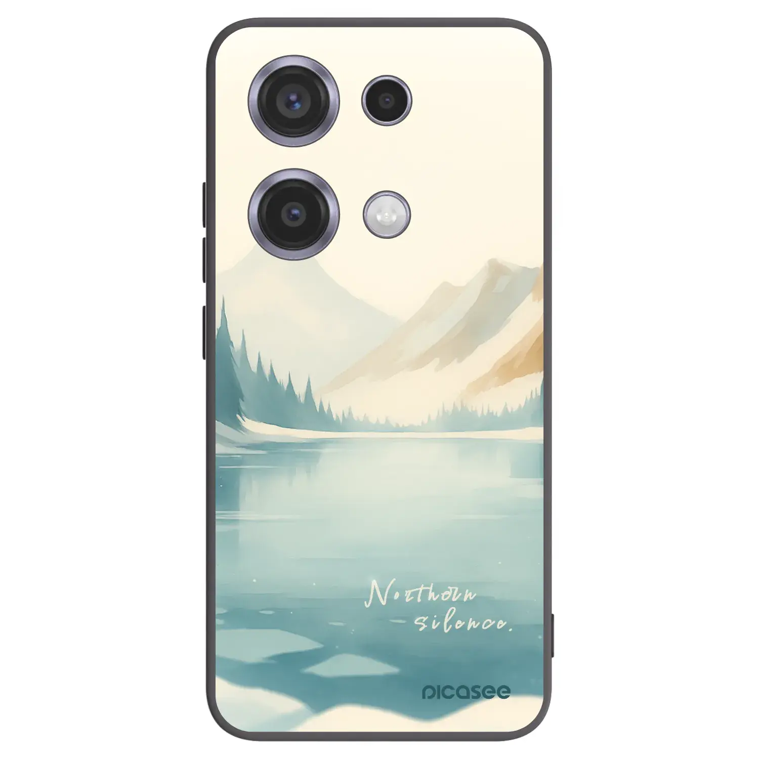 Silikonový černý obal pro Xiaomi Redmi Note 14S - NOTHERN SILENCE