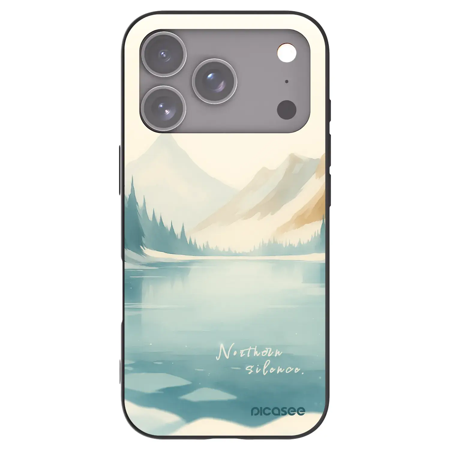 Silikonový černý obal pro Apple iPhone 17 Pro - NOTHERN SILENCE