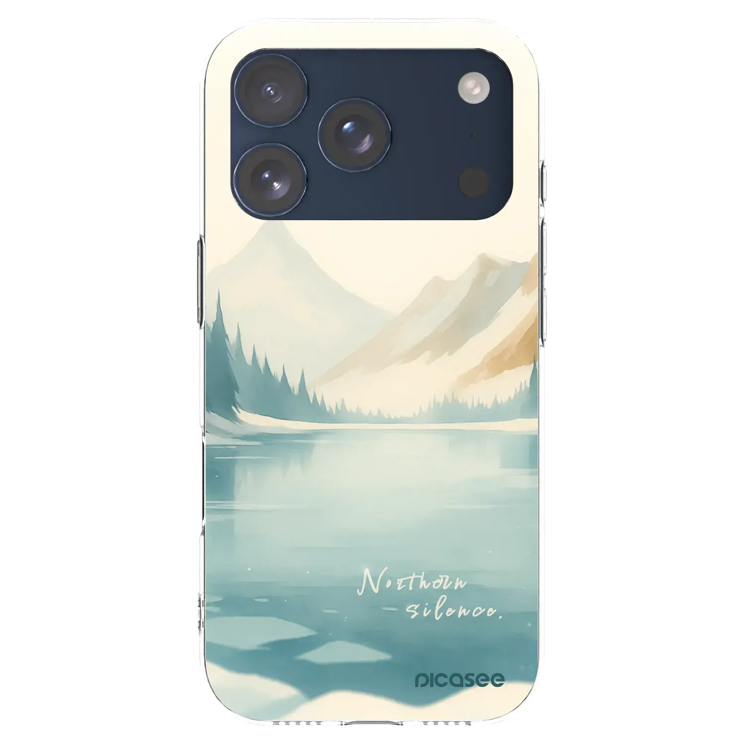 Silikonový průhledný obal pro Apple iPhone 17 Pro - NOTHERN SILENCE