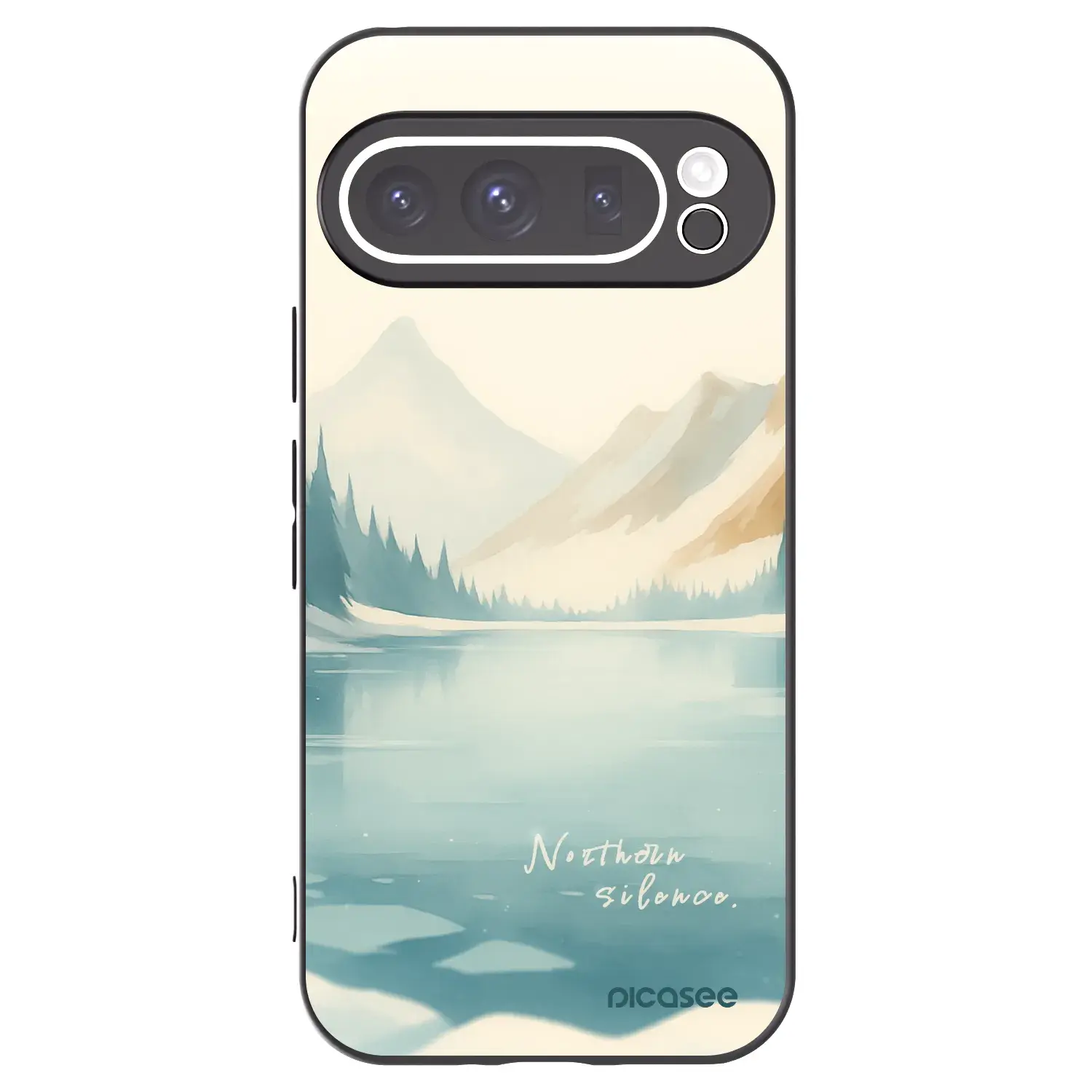 Silikonový černý obal pro Google Pixel 9 Pro XL - NOTHERN SILENCE