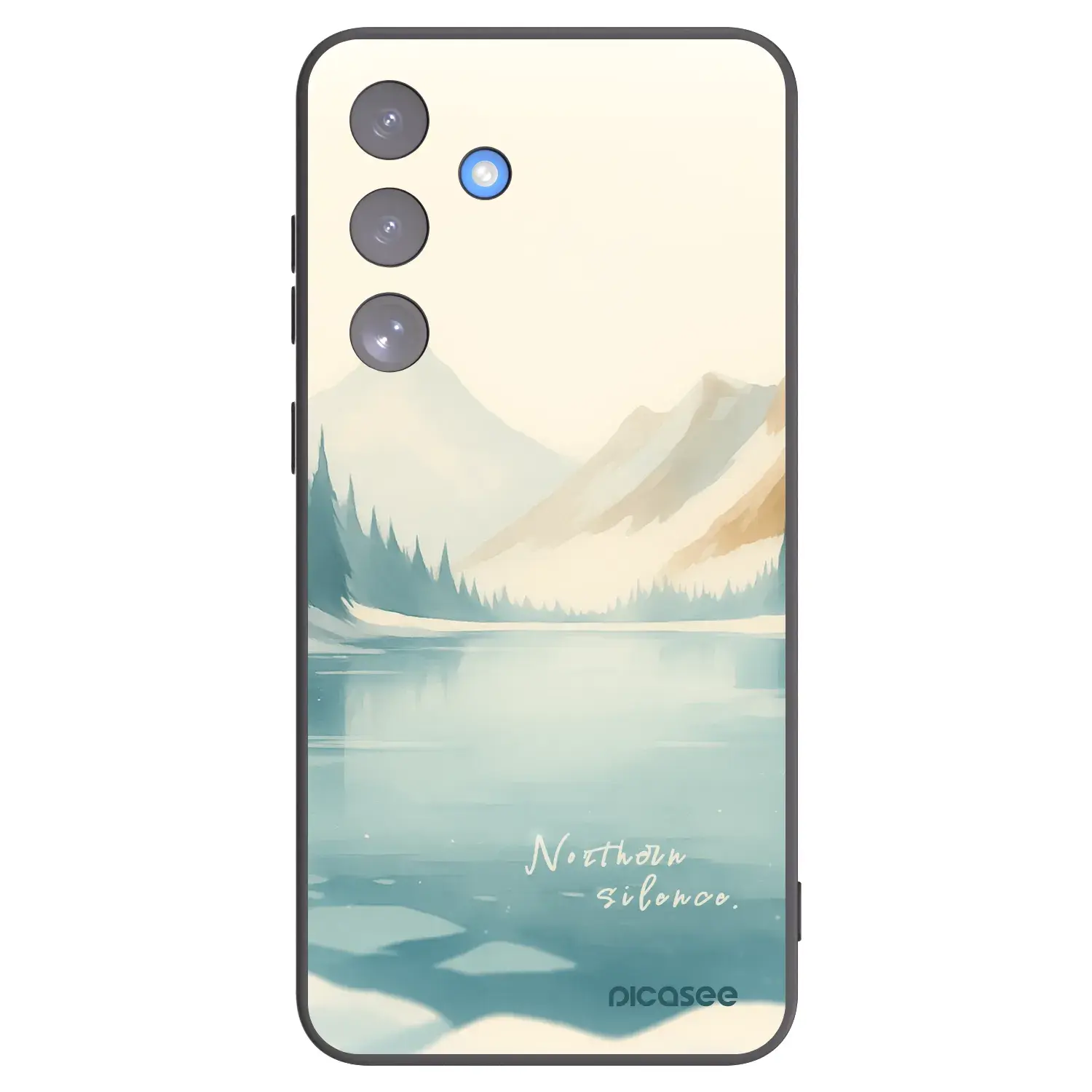 Silikonový černý obal pro Samsung Galaxy S25 FE 5G - NOTHERN SILENCE