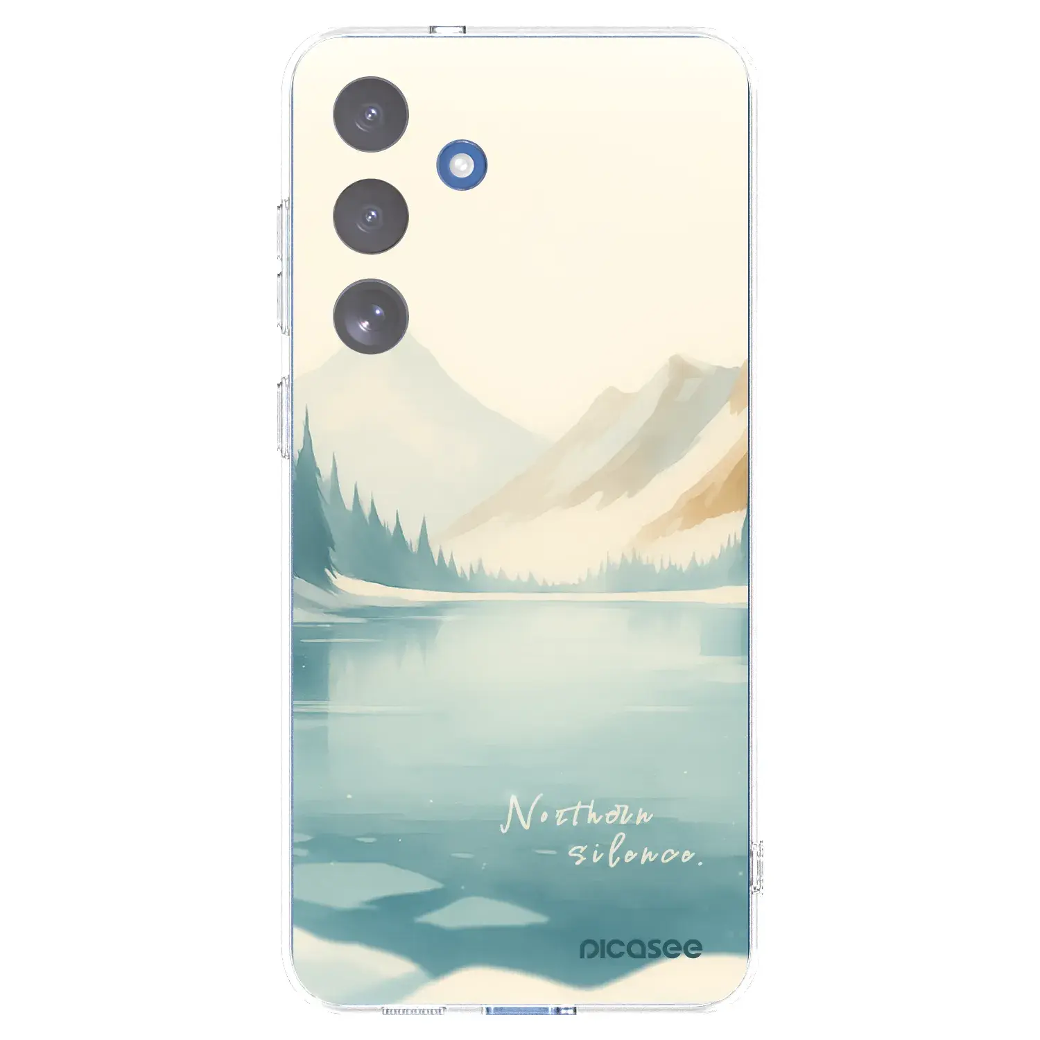 Silikonový průhledný obal pro Samsung Galaxy S25 FE 5G - NOTHERN SILENCE