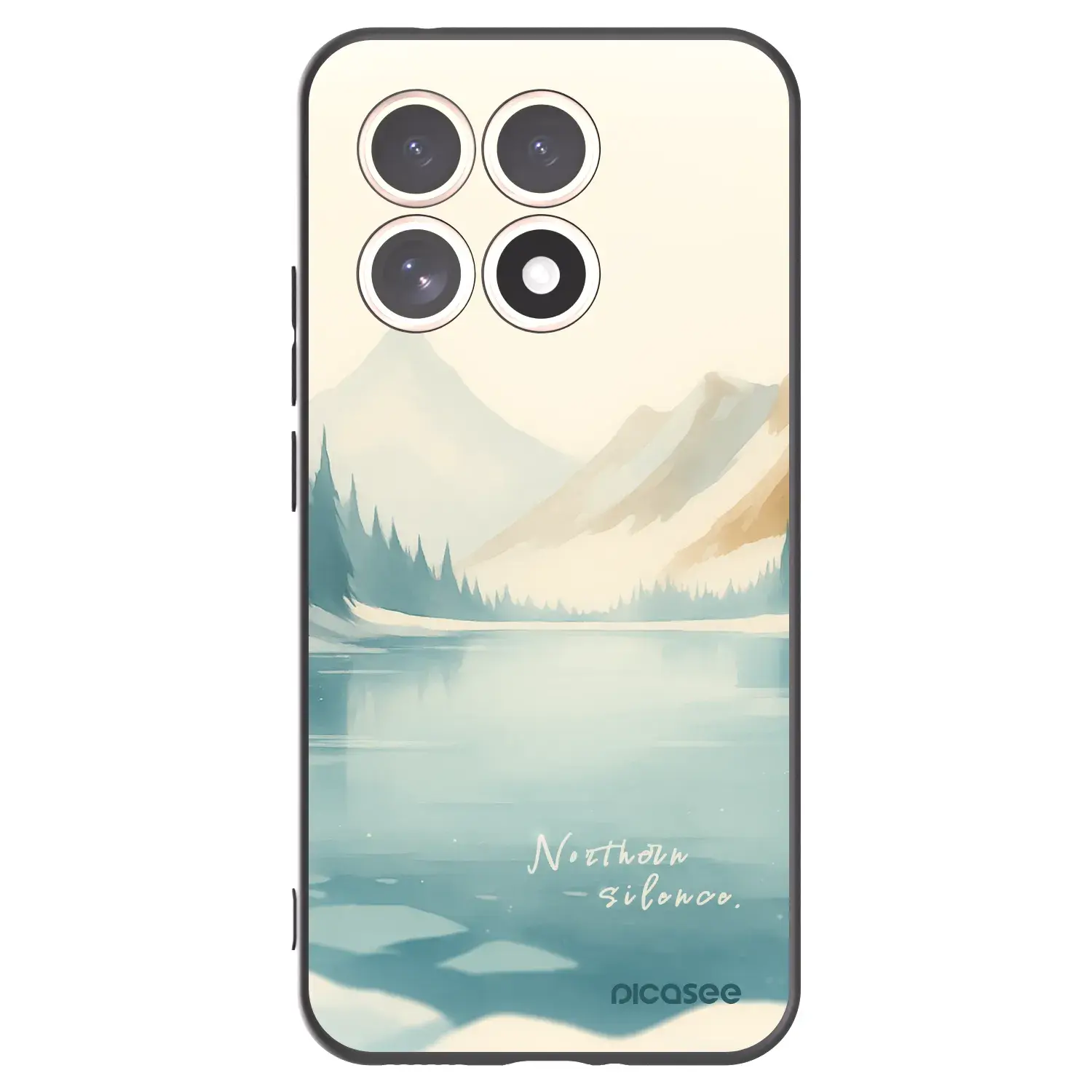 Silikonový černý obal pro Xiaomi 15T - NOTHERN SILENCE