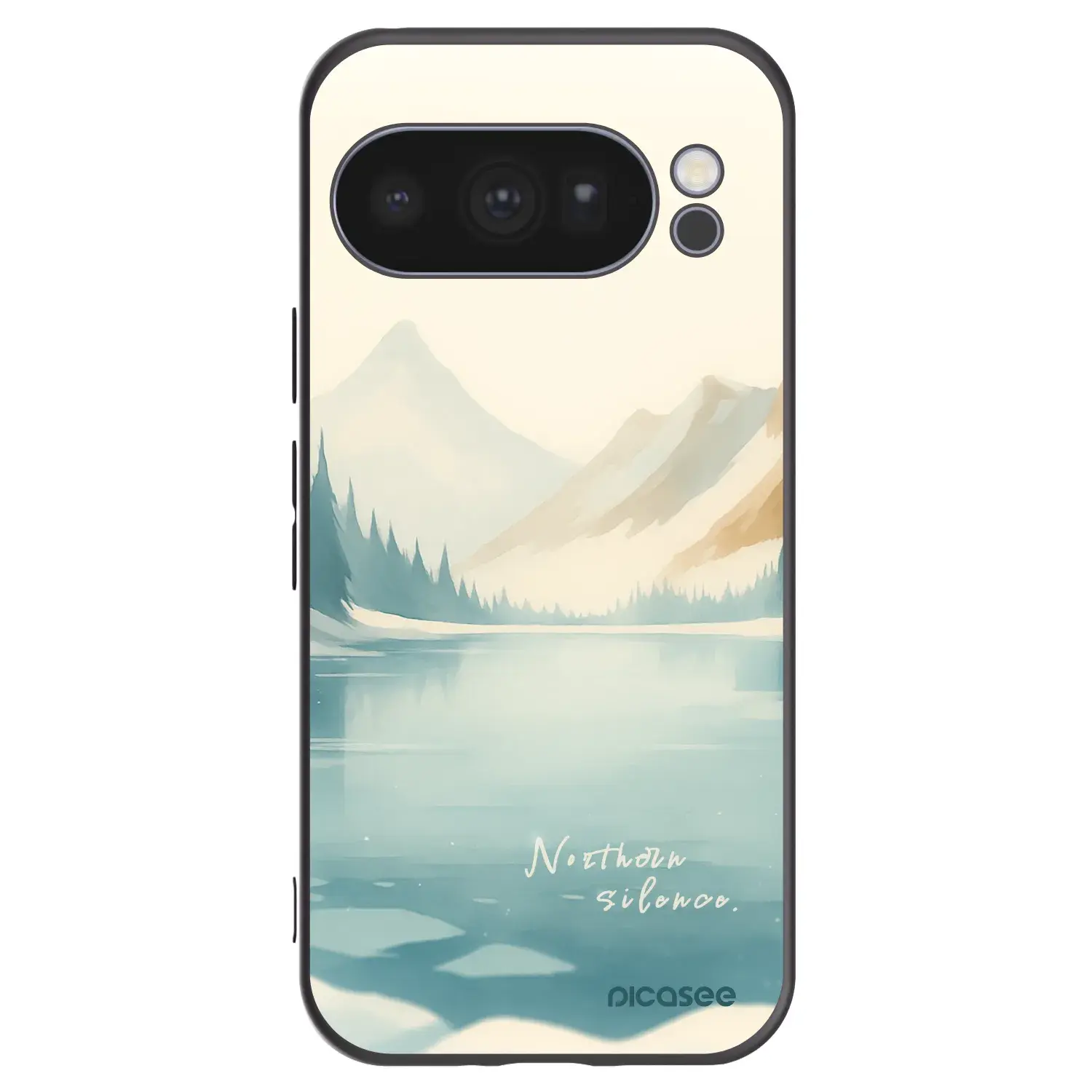Silikonový černý obal pro Google Pixel 10 Pro - NOTHERN SILENCE