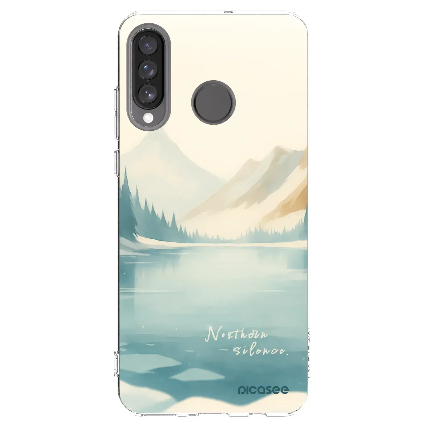 Silikonový průhledný obal pro Huawei P30 Lite - NOTHERN SILENCE