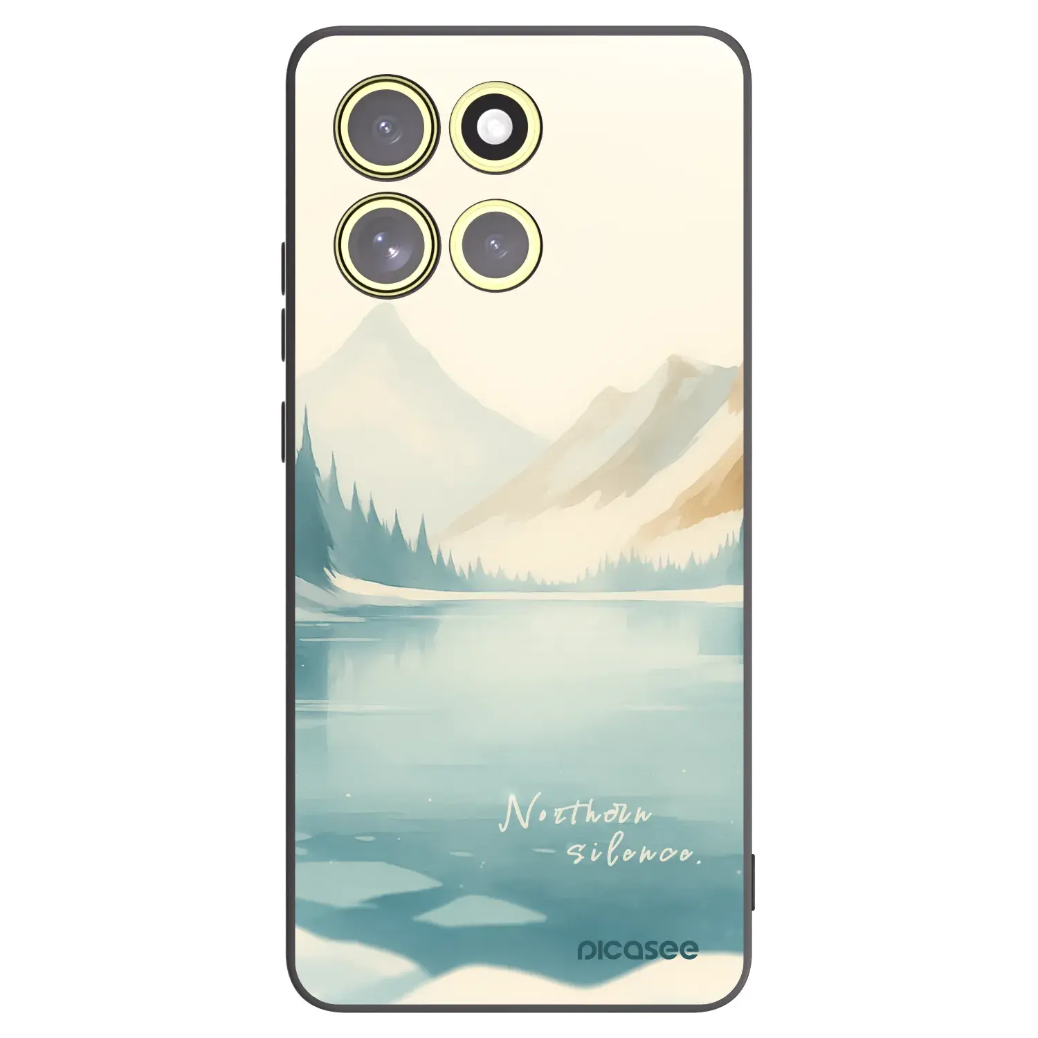Silikonový černý obal pro Motorola Moto G86 Power 5G - NOTHERN SILENCE